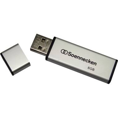 USB-Stick 2.0 8GB schwarz/silber-3