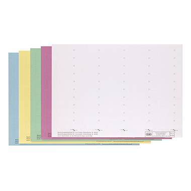 ELBA Beschriftungsschild 100555643 160g Karton gelb 50Schilder-3