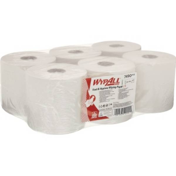 WypAll L10 Papierwisch tuch Zentralentnahme für Roll Control/ Weiß