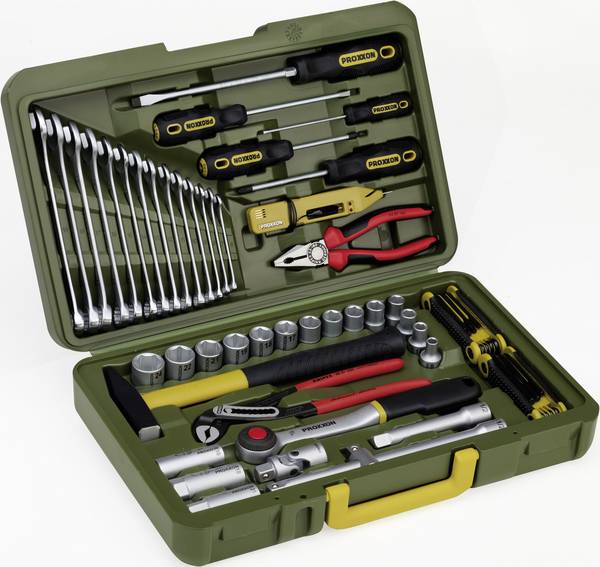 Proxxon Industrial 23650 Werkzeugset KFZ im Koffer 43teilig