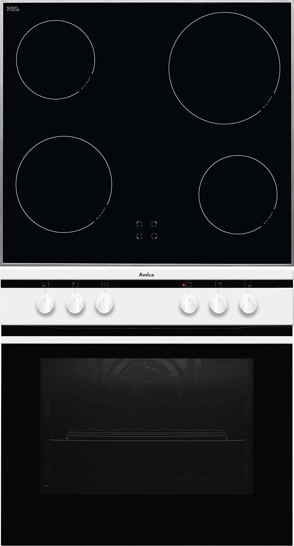 Amica EB-Herdset ScandiumDesign EHC 12709 W ws-0