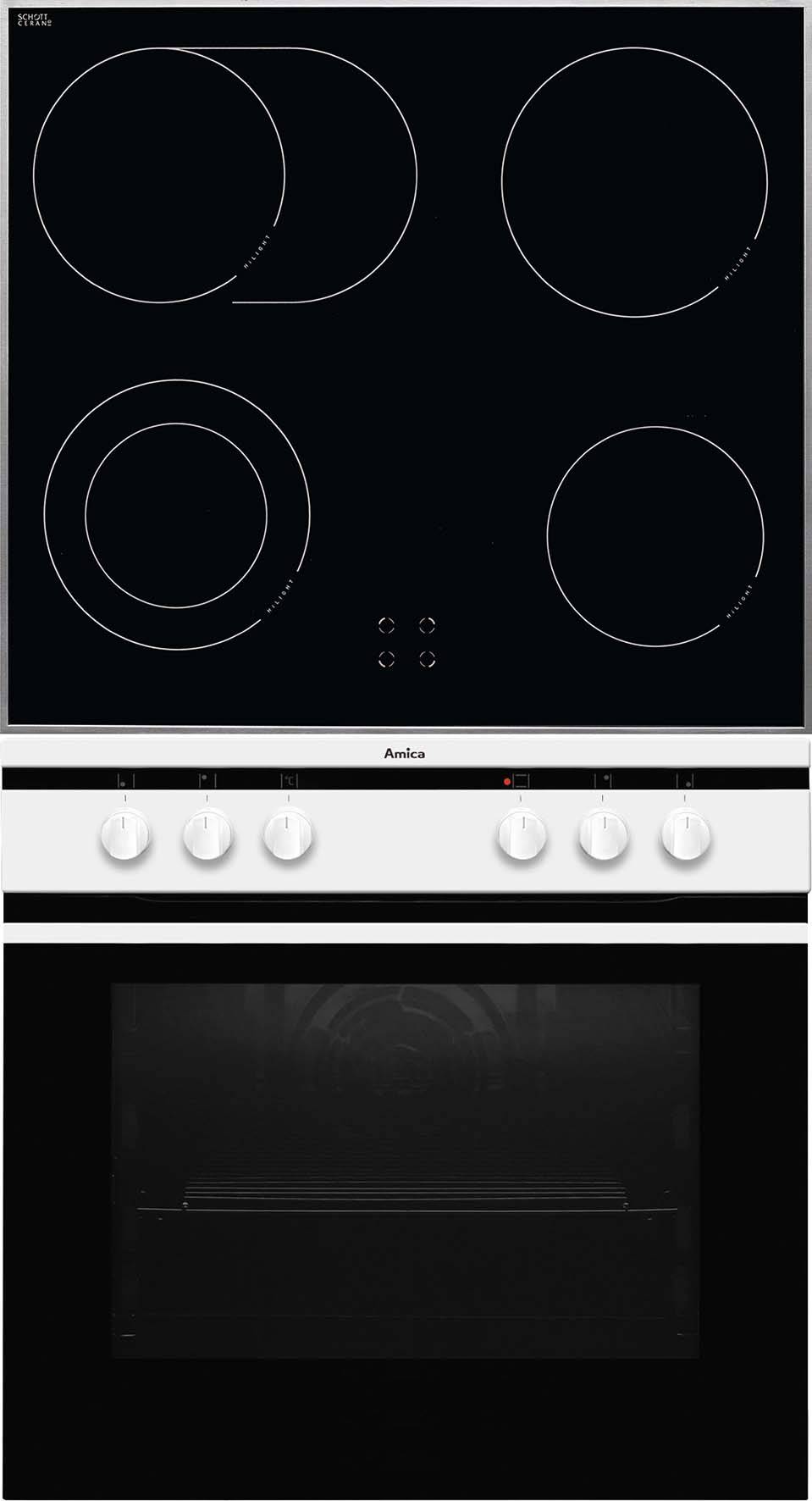 Amica EB-Herdset ScandiumDesign EHC 12714 W ws-0