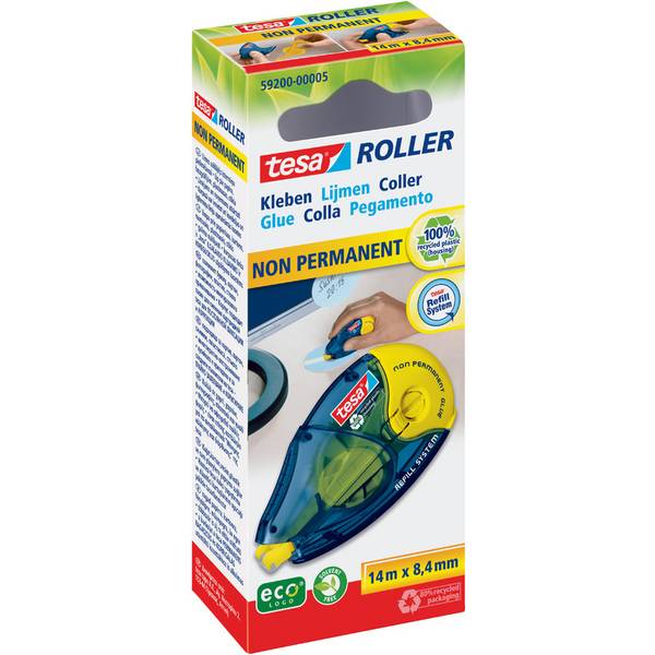 tesa Refill-Kleberoller nonPERMANENT GLUE, 8,4 mm x 14 m