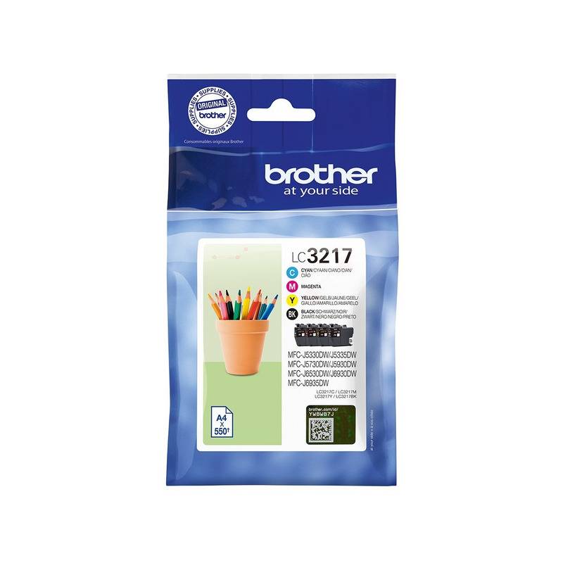 Brother Tintenpatronen LC-3217 Multipack (je 1x BK/M/C/Y)-0