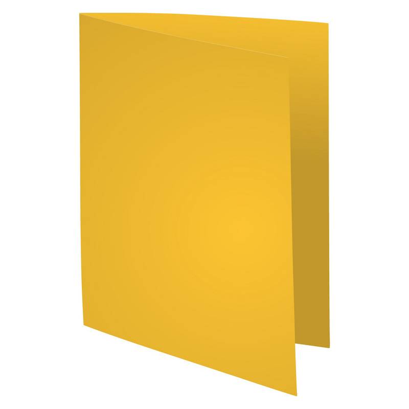 EXACOMPTA Aktendeckel SUPER 60, DIN A4, 60 g/qm, kanarien--0