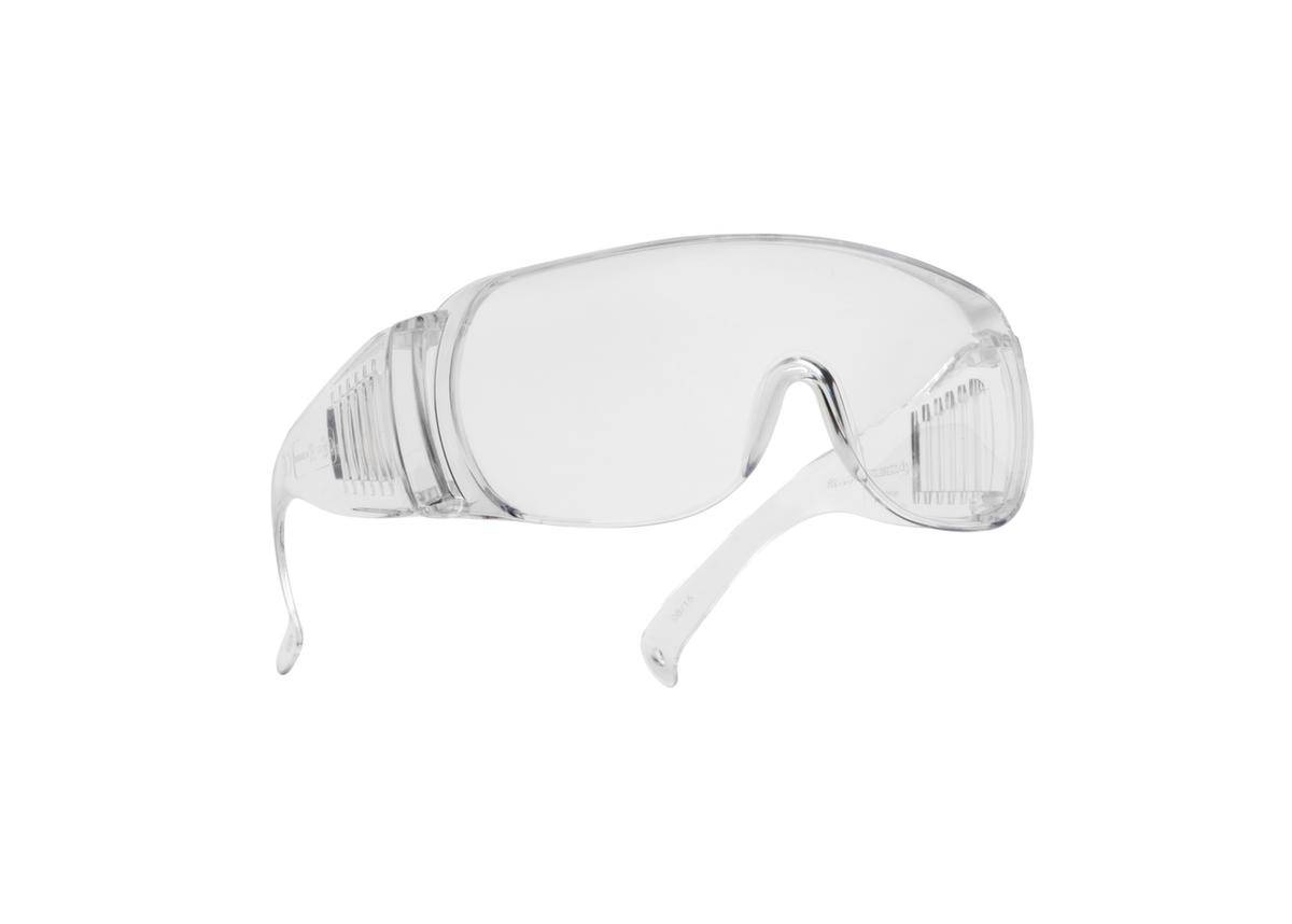 Schutzbrille,Schutzstufe EN 166,Polycarbonat,kratzfest,farblos,Seitenschutz,Belüftung-0
