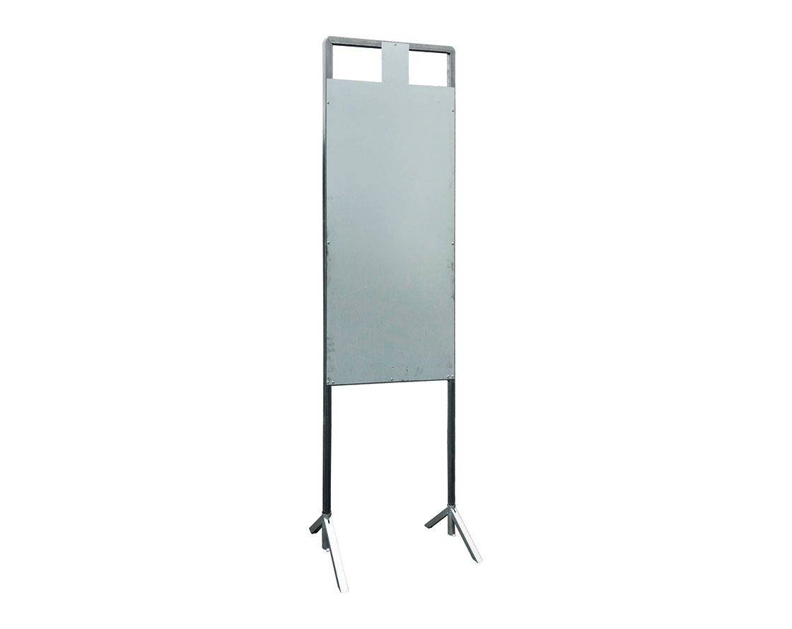 Wahltafel,HxB 2100x700mm,1 Nummernplatte,Gestell verzinkt-1