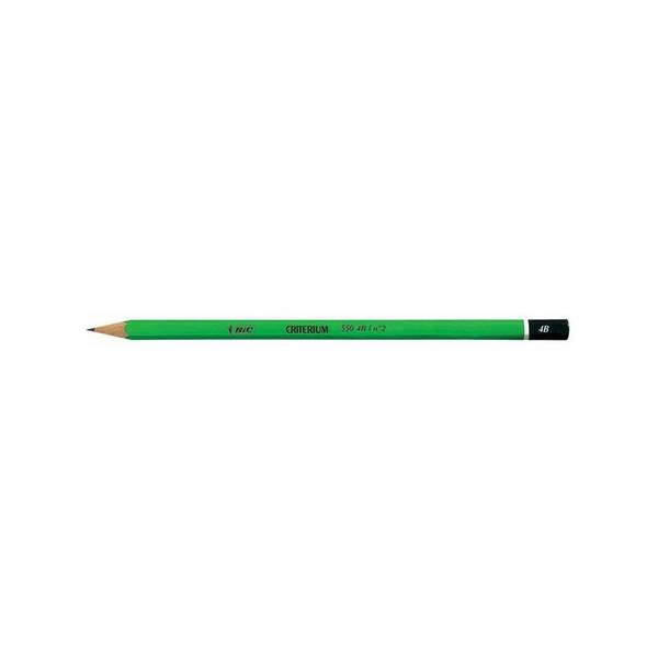 BIC Bleistift Criterium 550, Härtegrad: 6B, sechseckig