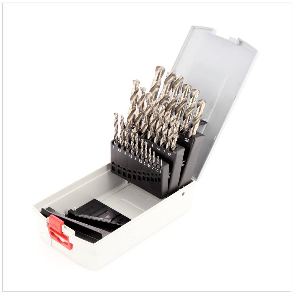 Bosch Pro Box Metallbohrer Set HSS-G 25 tlg. 1 - 13 mm ( 2608587017 )-1