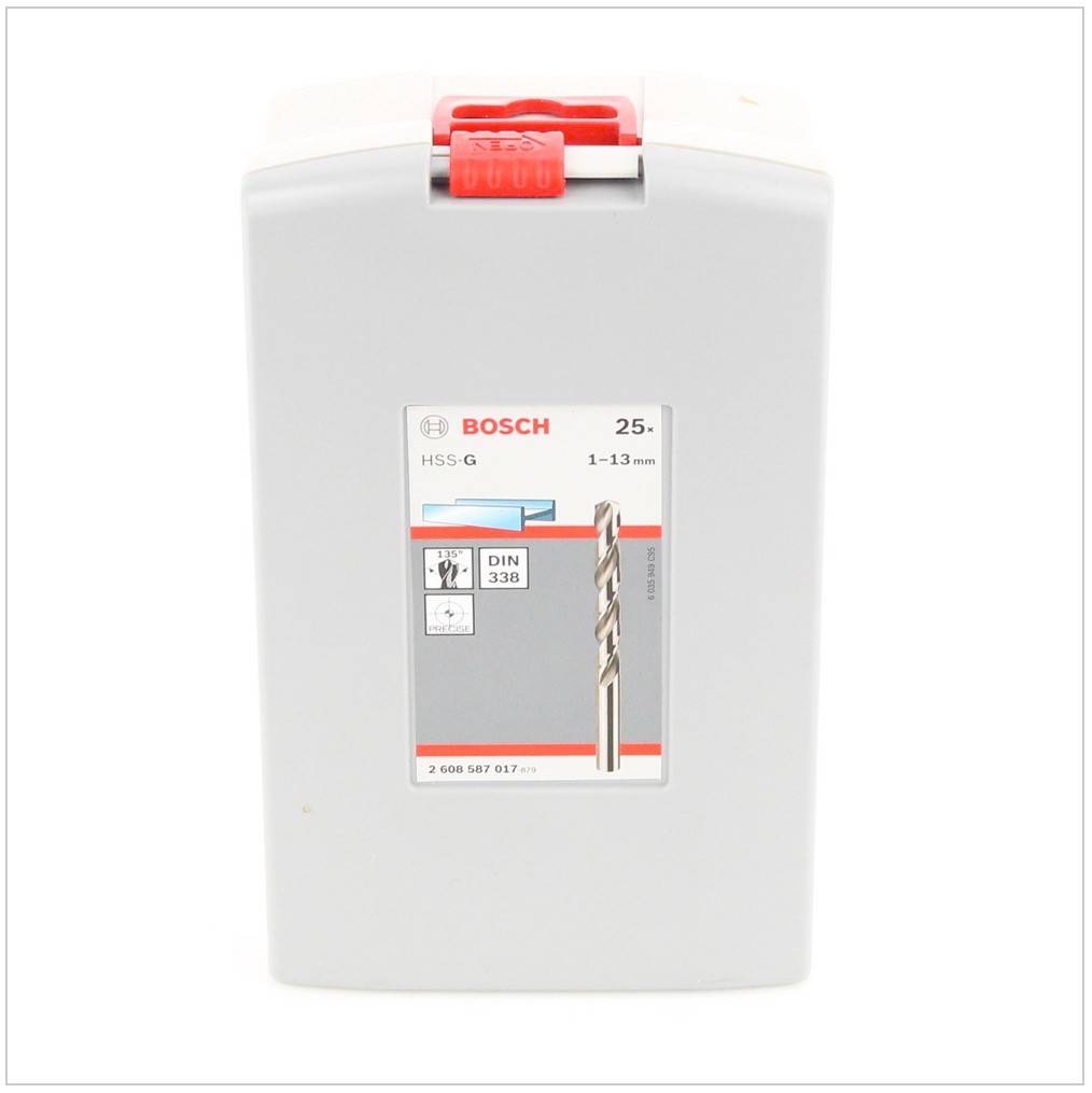 Bosch Pro Box Metallbohrer Set HSS-G 25 tlg. 1 - 13 mm ( 2608587017 )-2