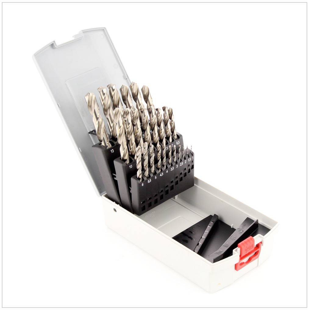Bosch Pro Box Metallbohrer Set HSS-G 25 tlg. 1 - 13 mm ( 2608587017 )-3