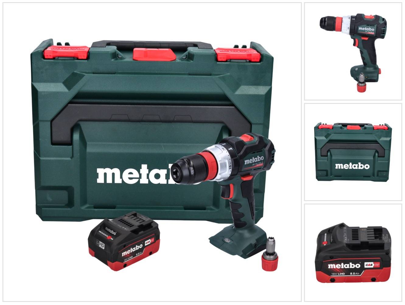 Metabo BS 18 LT BL Q Akku Bohrschrauber 18 V 75 Nm Brushless + 1x Akku 8,0 Ah + metaBOX - ohne Ladegerät-0
