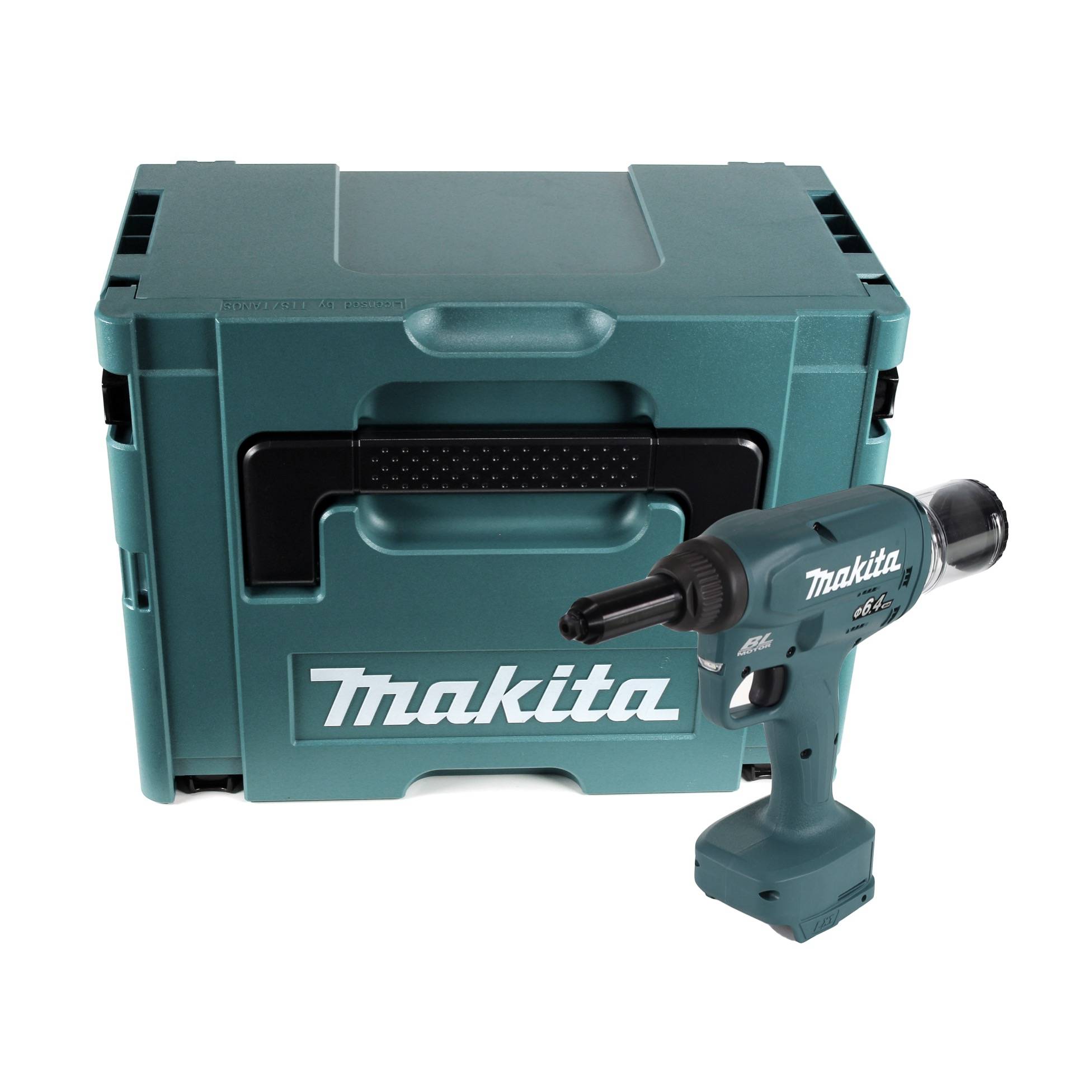 Makita DRV 250 ZJ Akku Blindnietsetzgerät 18 V 20 kN Brushless + Makpac - ohne Akku, ohne Ladegerät-1