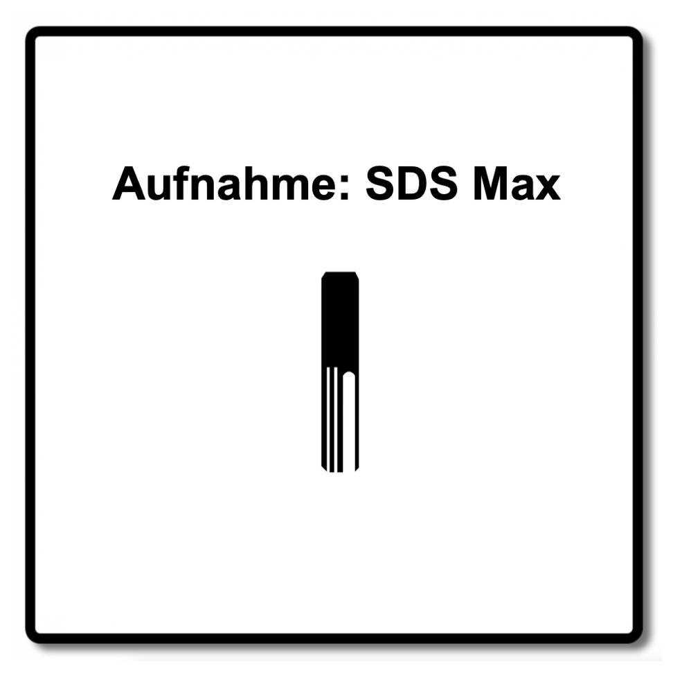 Makita Flachmeißel 25 x 400 mm SDS Max 10 Stk. ( D-34213-10 )-3