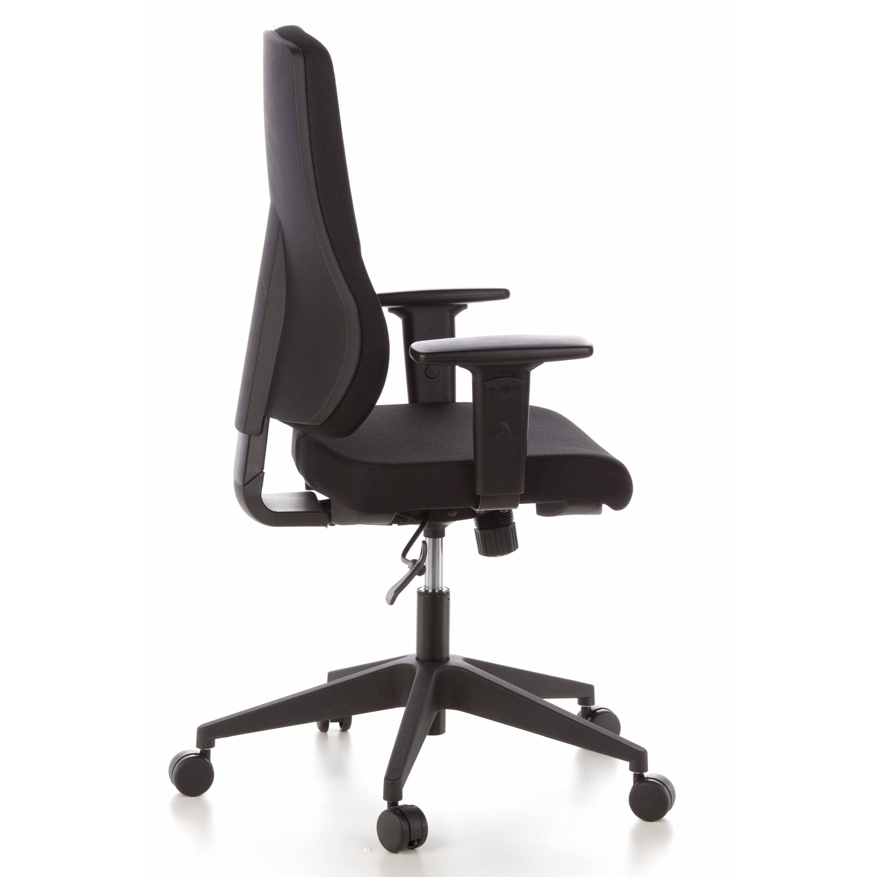 Bürostuhl Drehstuhl PRO-TEC 100 Stoff schwarz Schreibtischstuhl hjh OFFICE-3