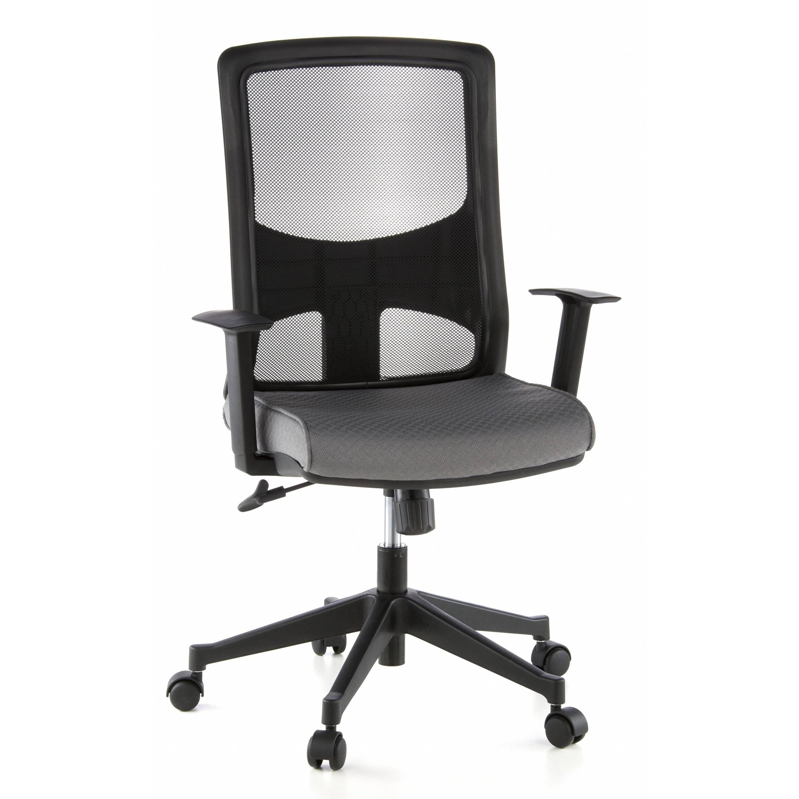 Bürostuhl Chefsessel LAVITA Netzstoff schwarz grau hjh OFFICE-0
