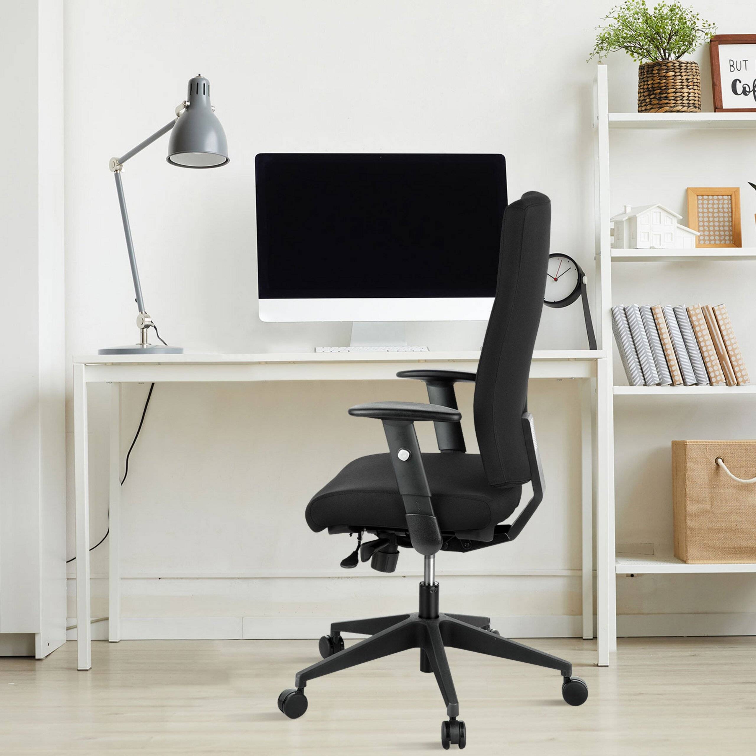 Bürostuhl Drehstuhl PRO-TEC 300 Stoff schwarz hjh OFFICE-3
