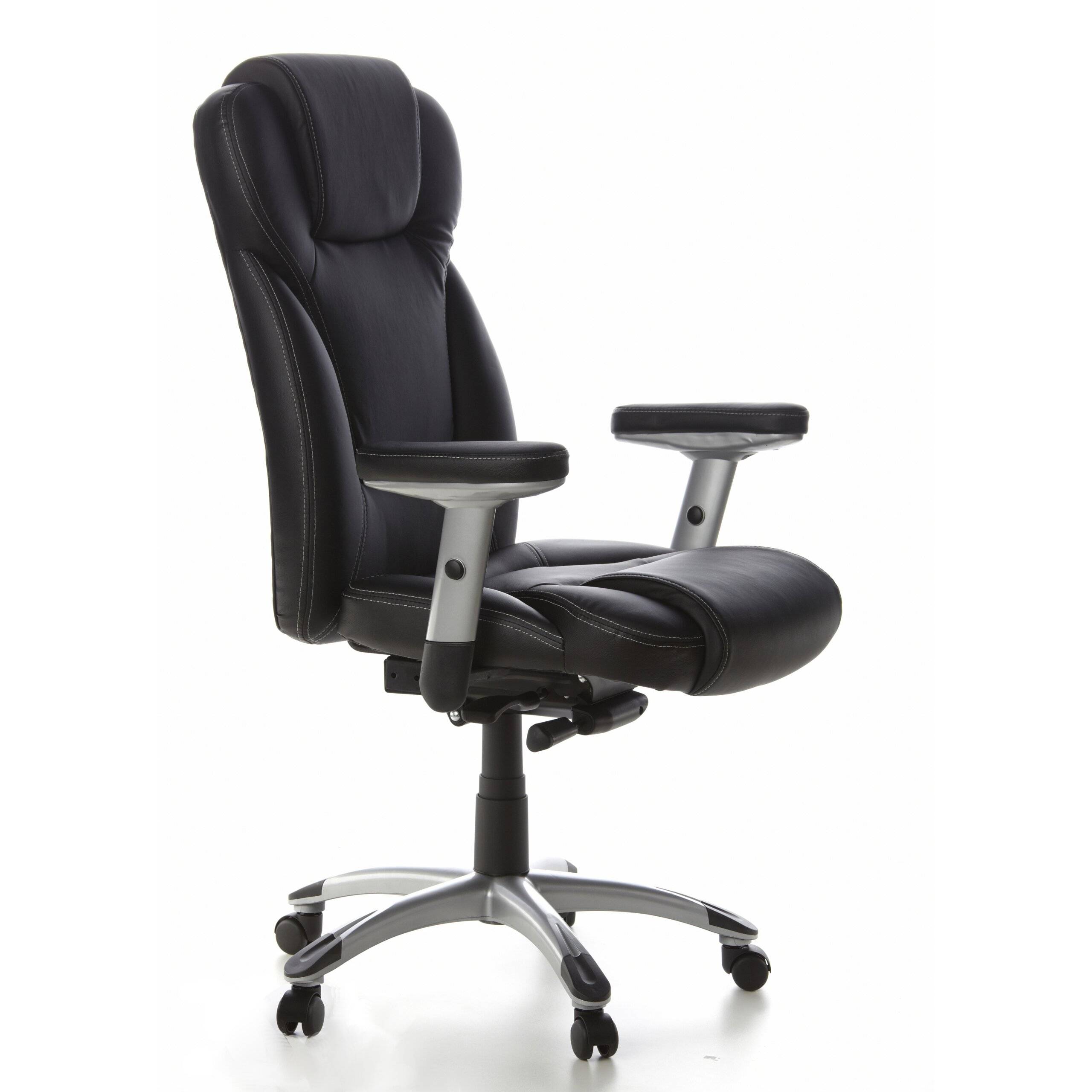 Bürostuhl Chefsessel EMBASSY 200 Kunstleder schwarz hjh OFFICE-2