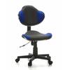 Kinderschreibtischstuhl Kinderstuhl KIDDY GTI-2 Stoff grau blau hjh OFFICE