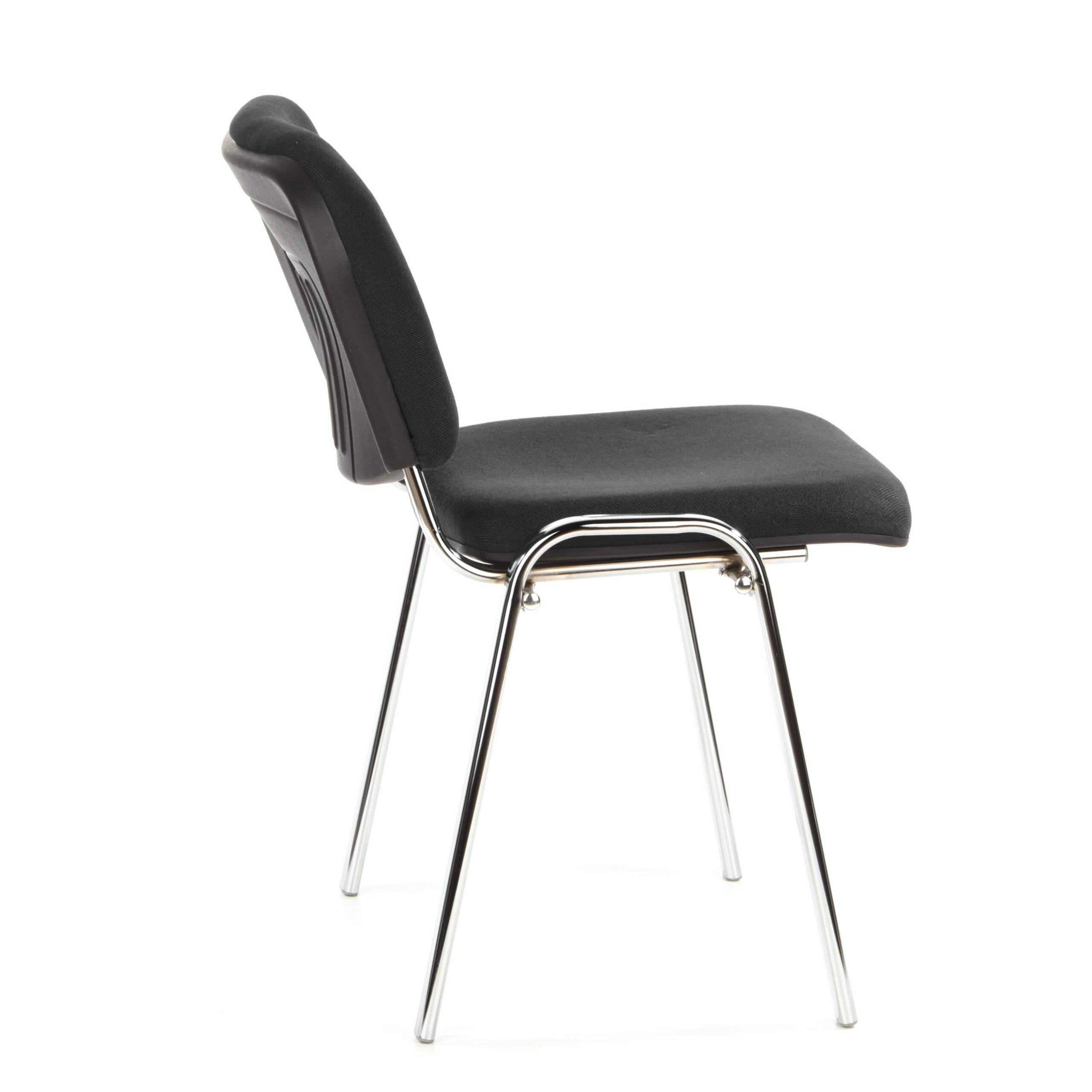 Konferenzstuhl Besucherstuhl Stuhl XT 600 chrom/schwarz hjh OFFICE-3