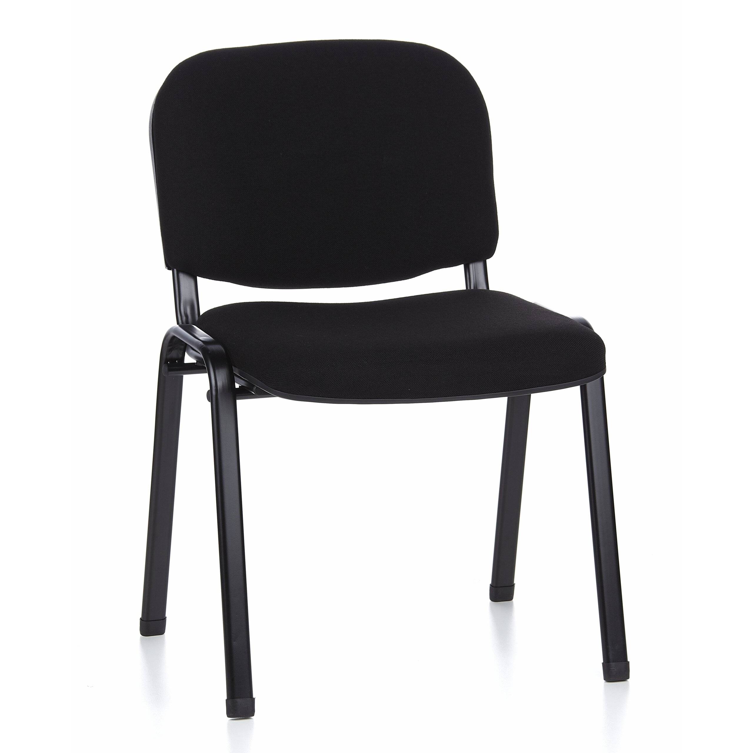 Konferenzstuhl Besucherstuhl Stuhl XT 600 schwarz/schwarz hjh OFFICE-0