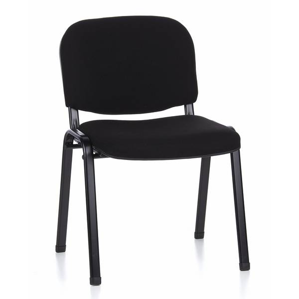 Konferenzstuhl Besucherstuhl Stuhl XT 600 schwarz/schwarz hjh OFFICE