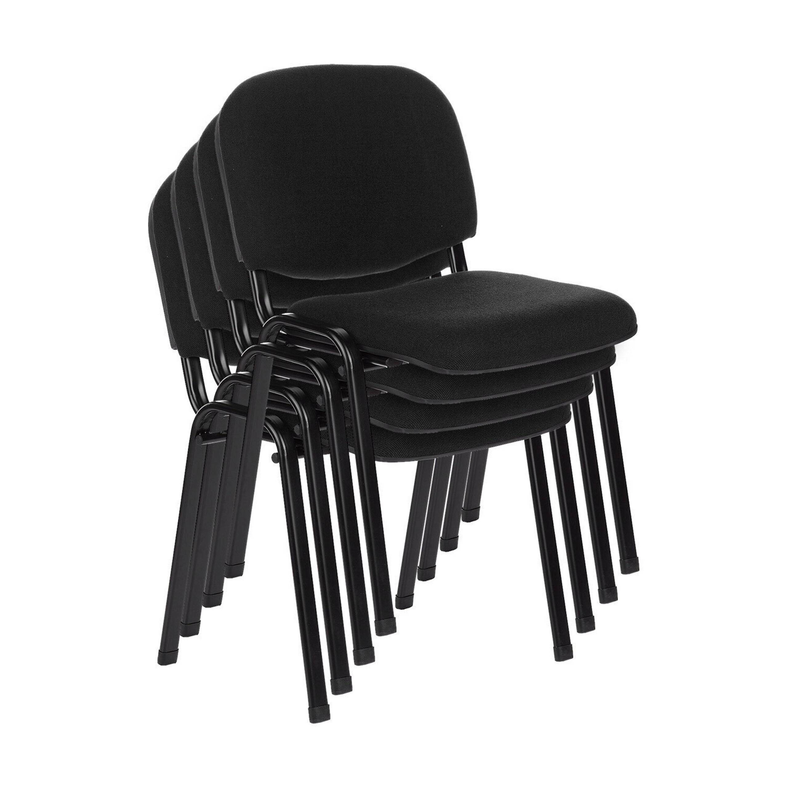 Konferenzstuhl Besucherstuhl Stuhl XT 600 schwarz/schwarz hjh OFFICE-2