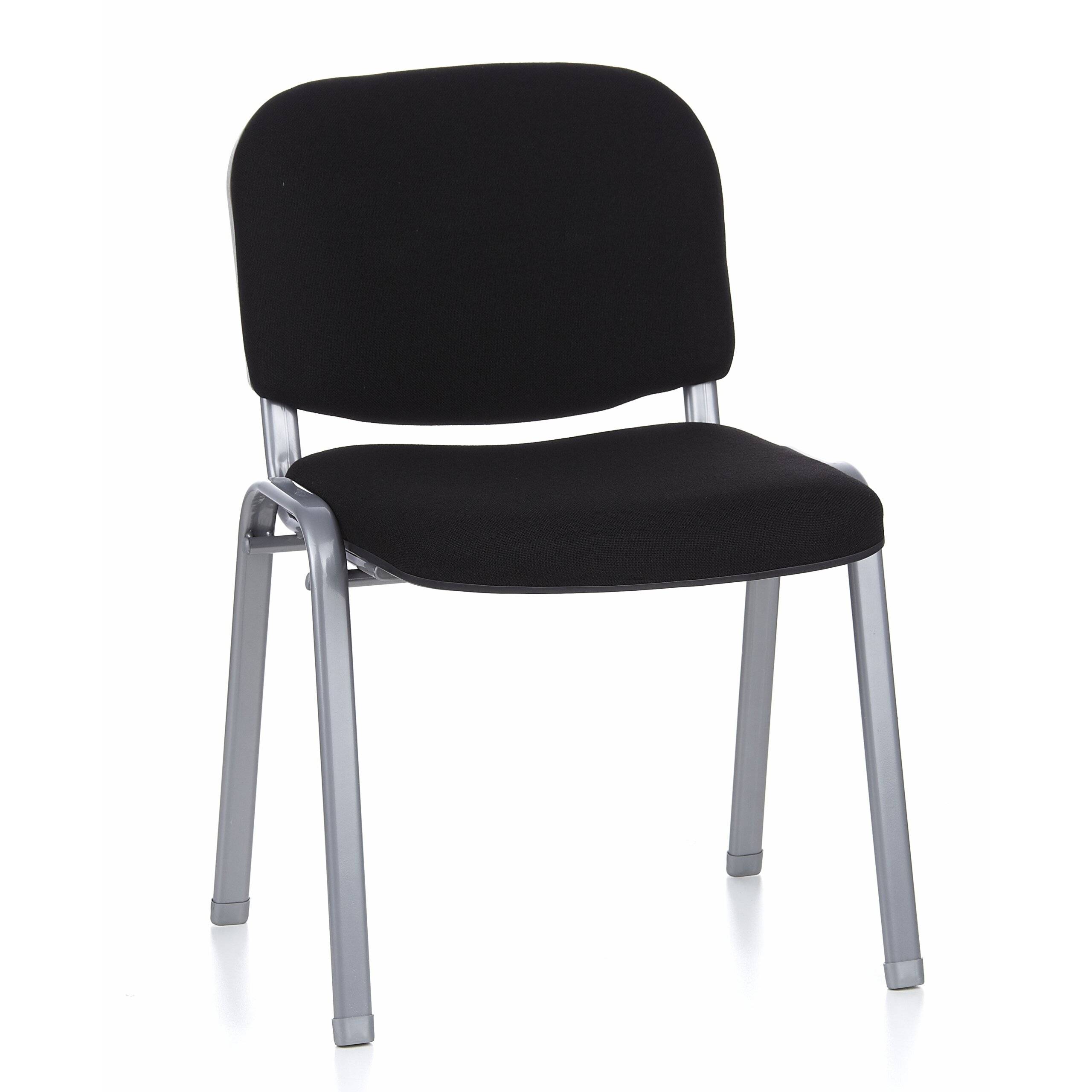 Konferenzstuhl Besucherstuhl Stuhl XT 600 schwarz/silber hjh OFFICE-0