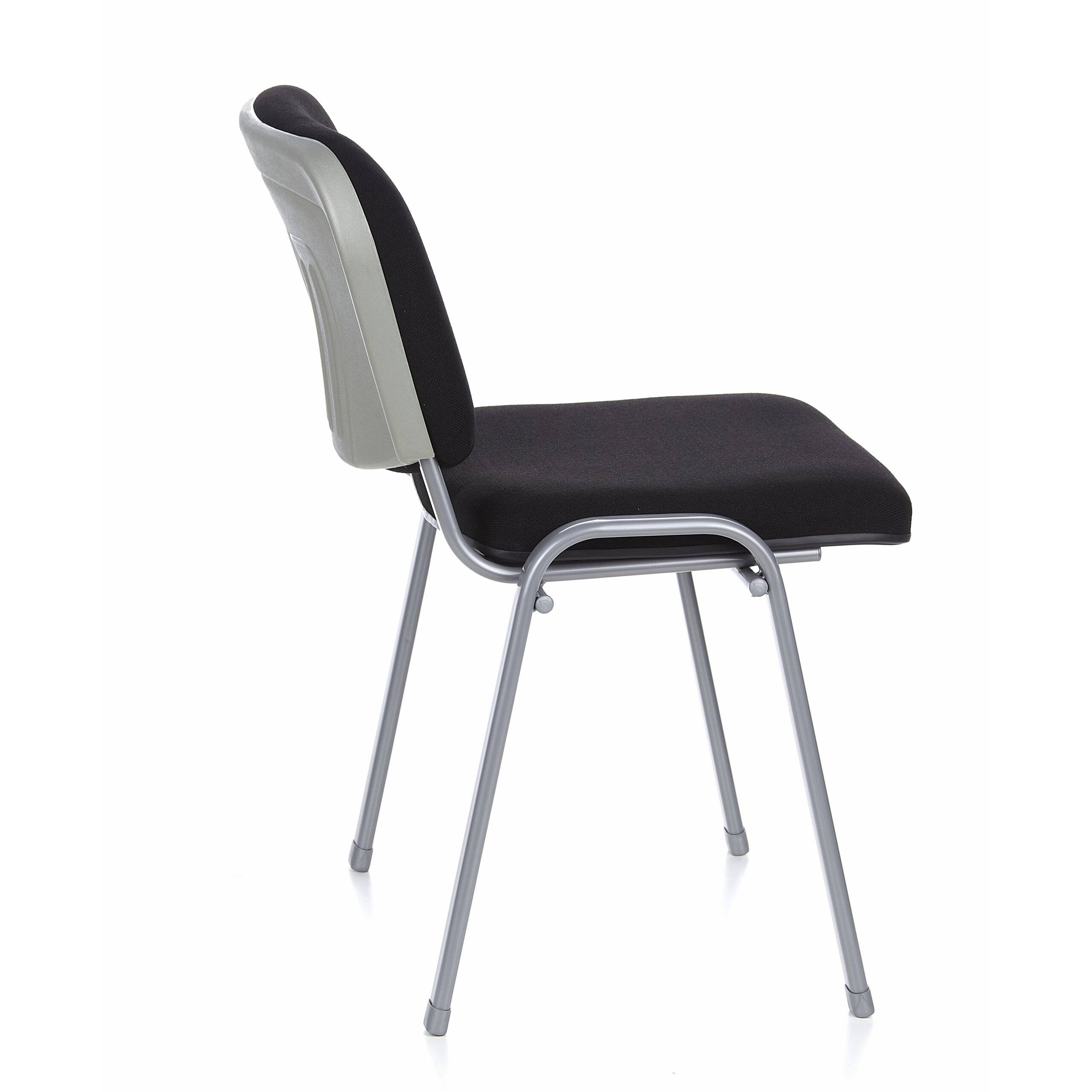 Konferenzstuhl Besucherstuhl Stuhl XT 600 schwarz/silber hjh OFFICE-3