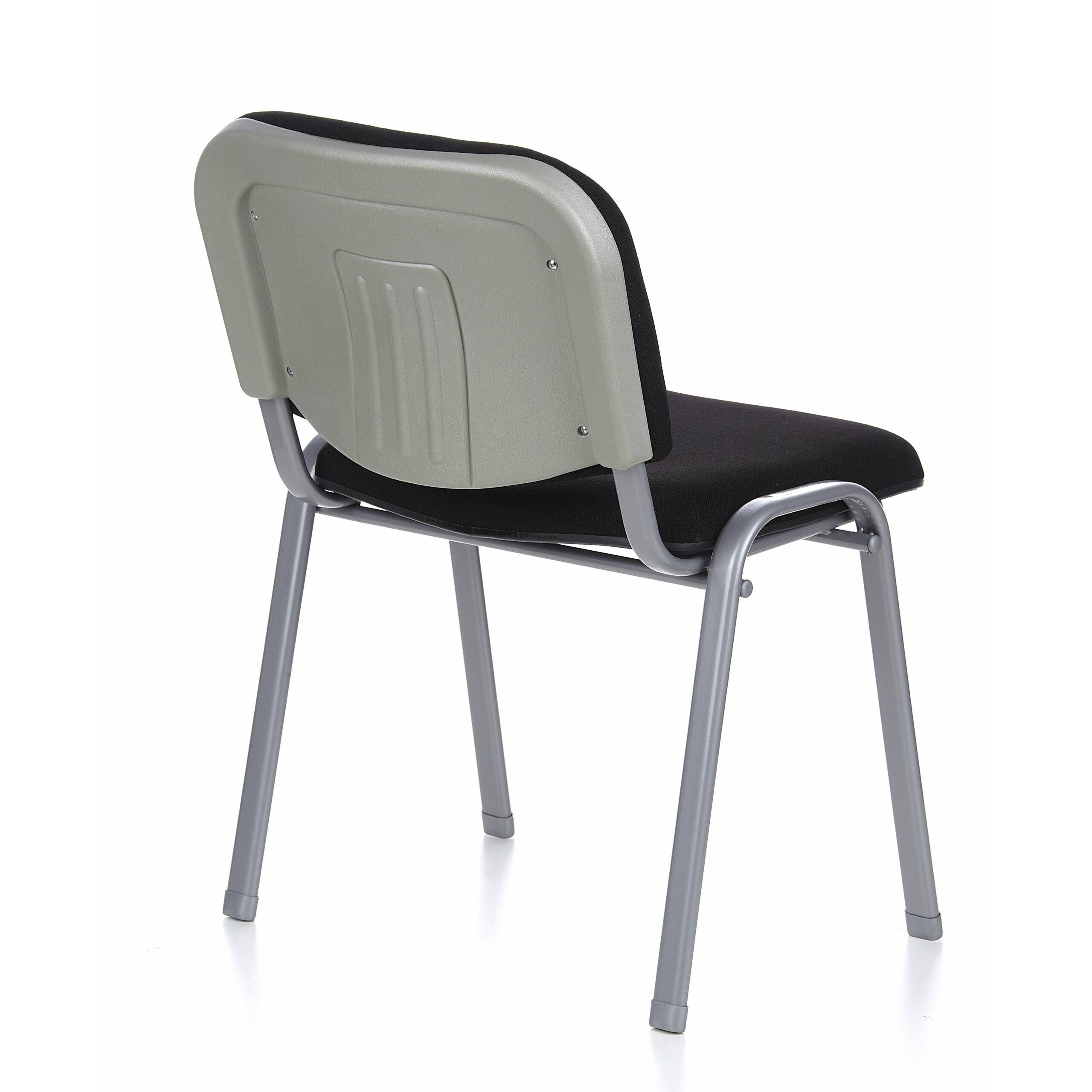 Konferenzstuhl Besucherstuhl Stuhl XT 600 schwarz/silber hjh OFFICE-4