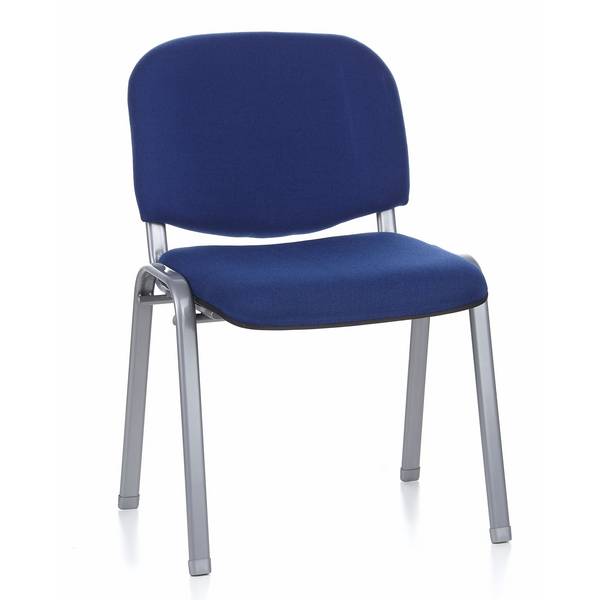 Konferenzstuhl Besucherstuhl Stuhl XT 600 blau/silber hjh OFFICE