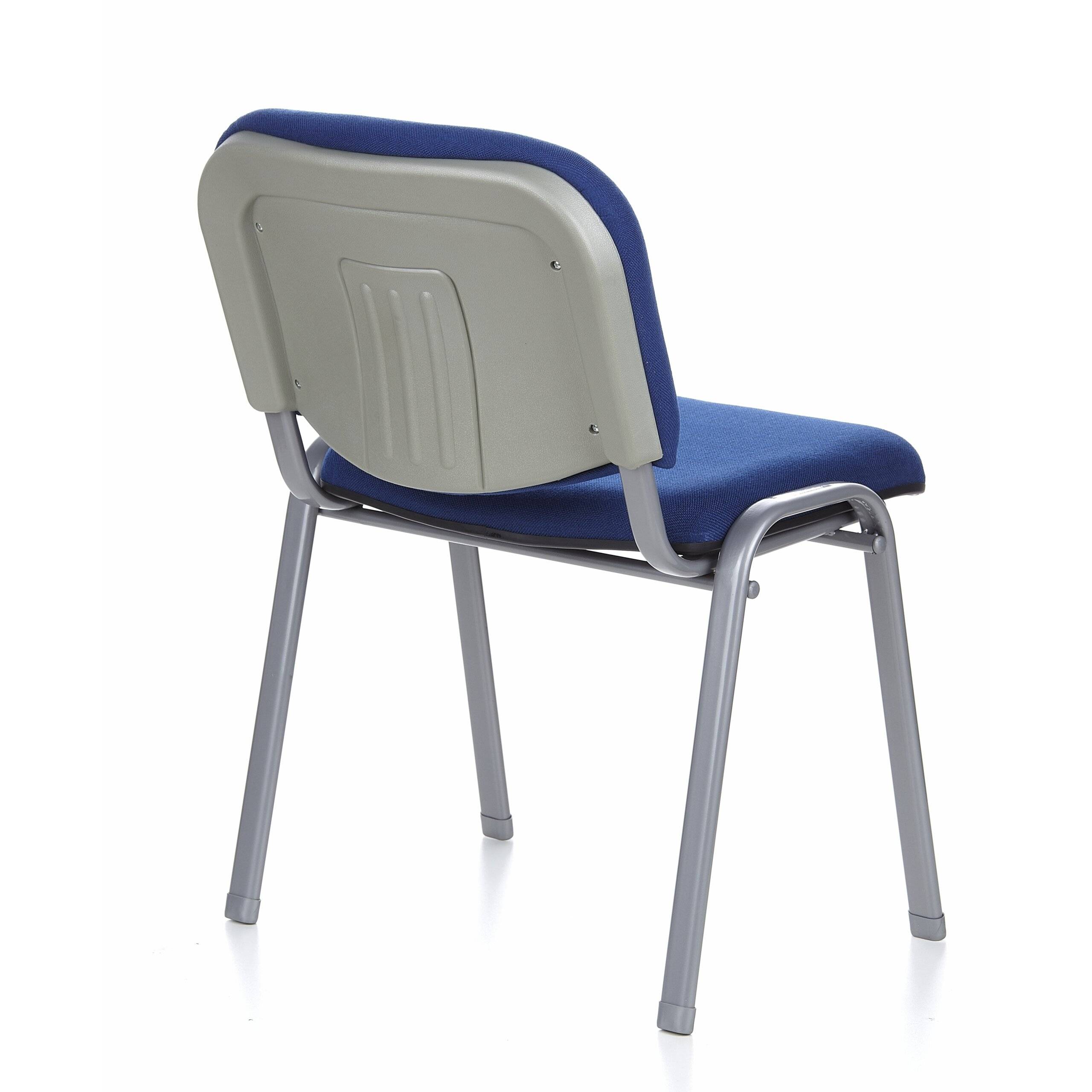 Konferenzstuhl Besucherstuhl Stuhl XT 600 blau/silber hjh OFFICE-4