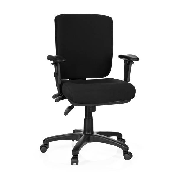 Bürostuhl Chefsessel ZENIT BASE schwarz hjh OFFICE
