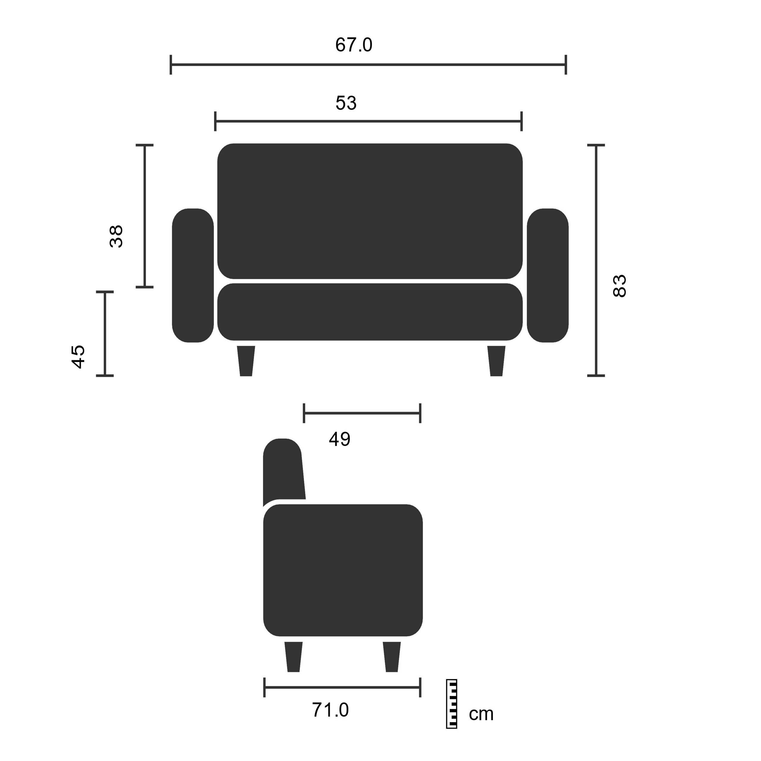 Loungesessel ARUBA BLACK Gestell schwarz Kunstleder 1-Sitzer schwarz hjh OFFICE-1