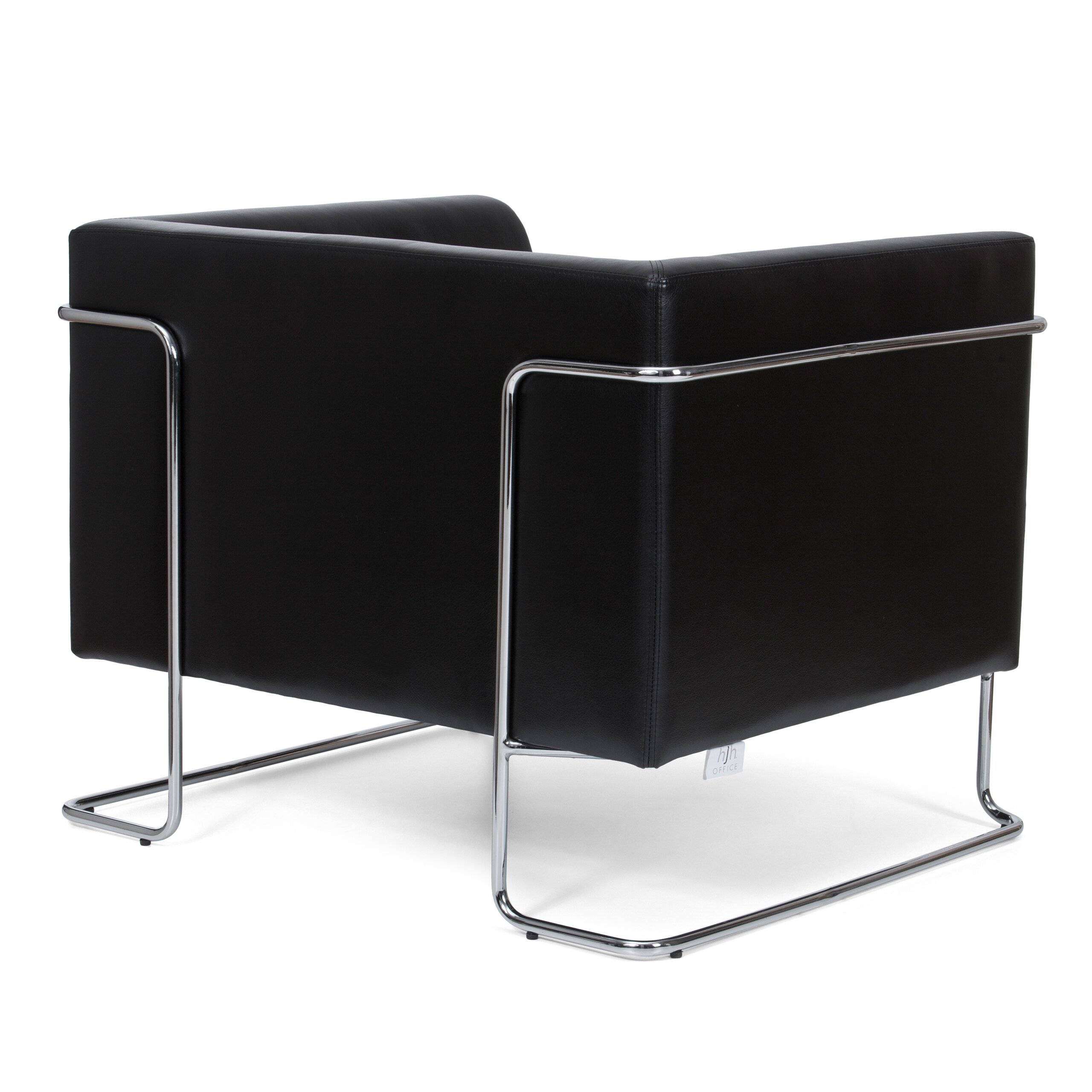 Loungesessel CURACAO Kunstleder 1-Sitzer schwarz hjh OFFICE-4
