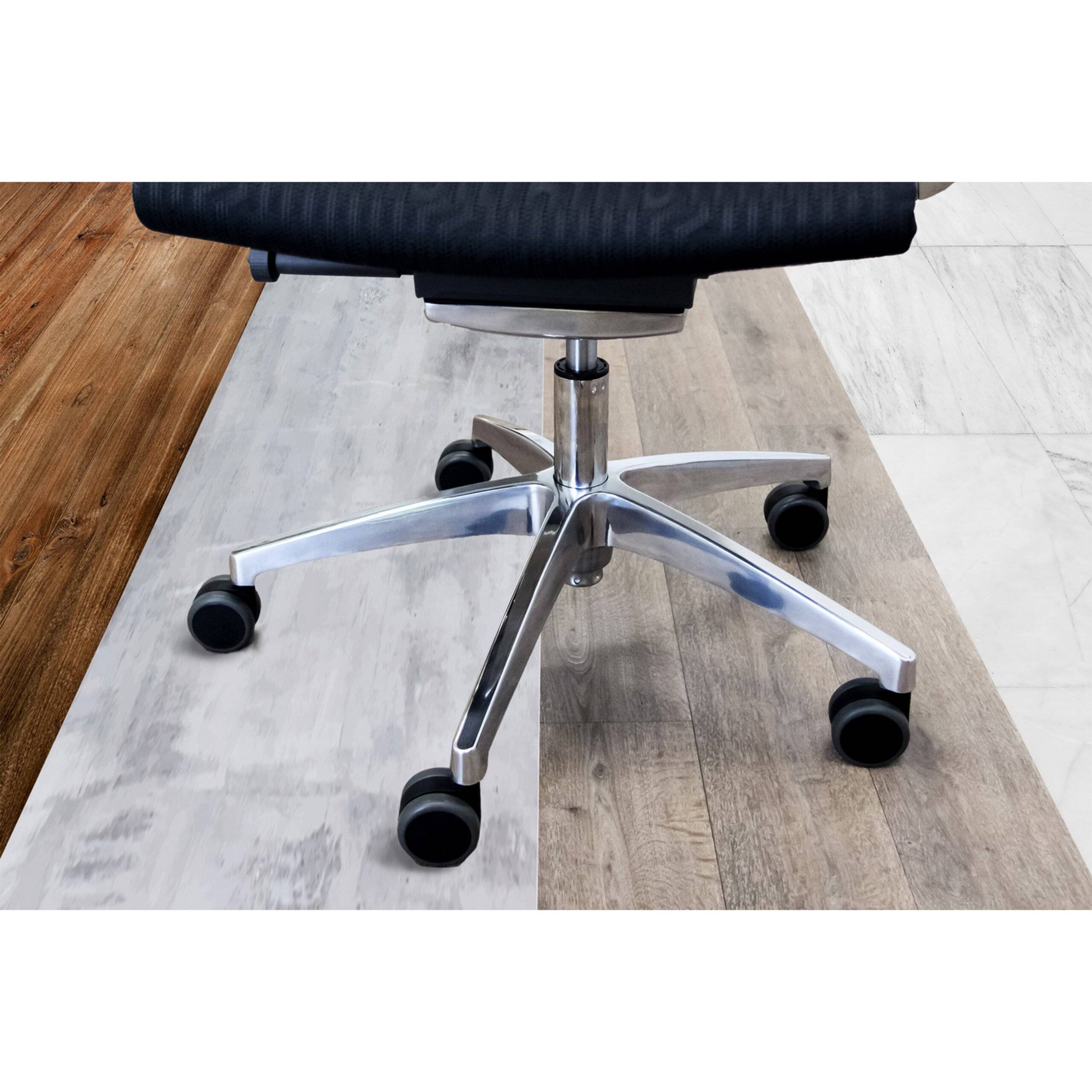 5x Hartbodenrollen ROLO 11mm 65mm Büro-Stuhl-Rollen No-Noise (5er Pack) hjh OFFICE-3