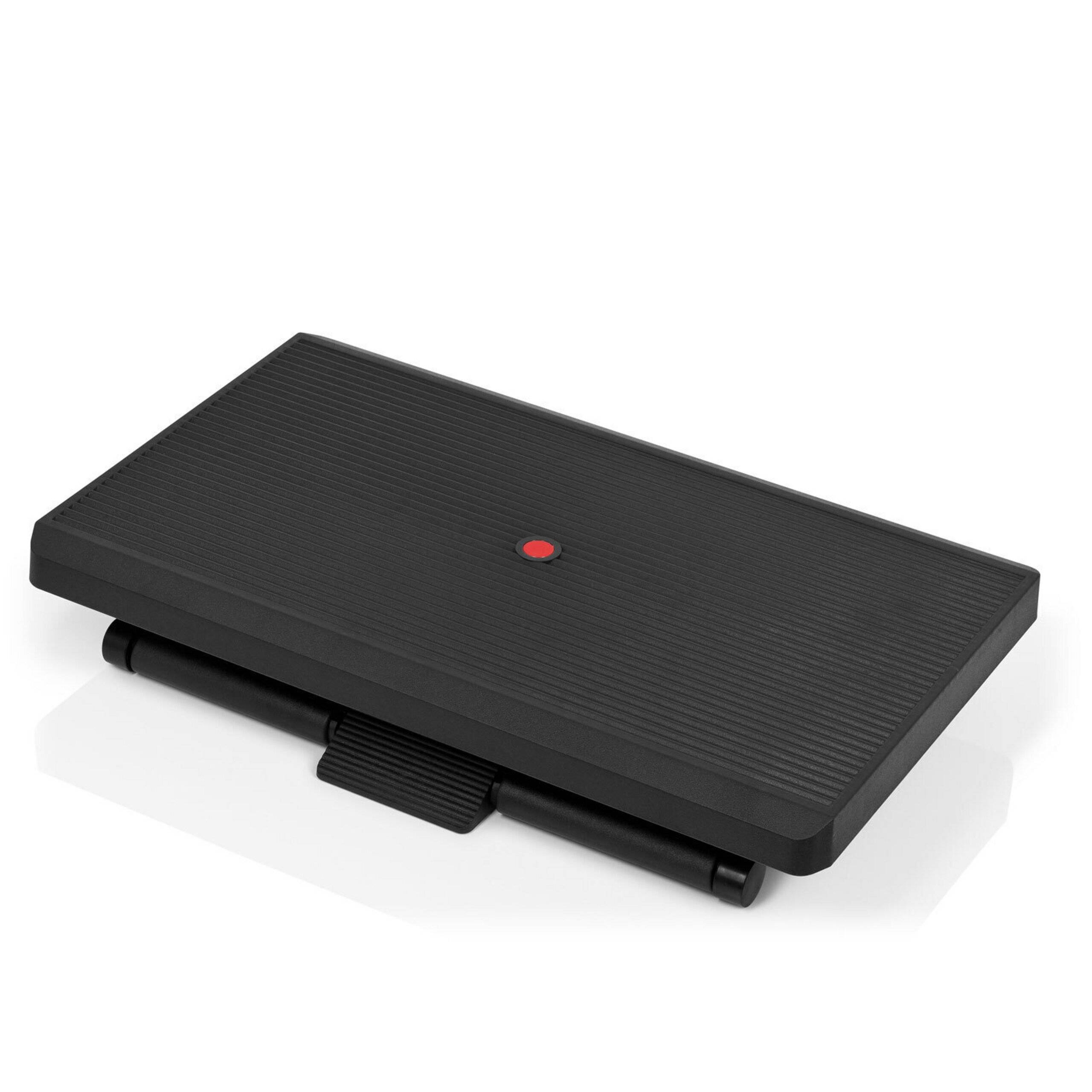 Fußstütze PIEDINO STRIPE PRO schwarz neigbar höhenverstellbar hjh OFFICE-0
