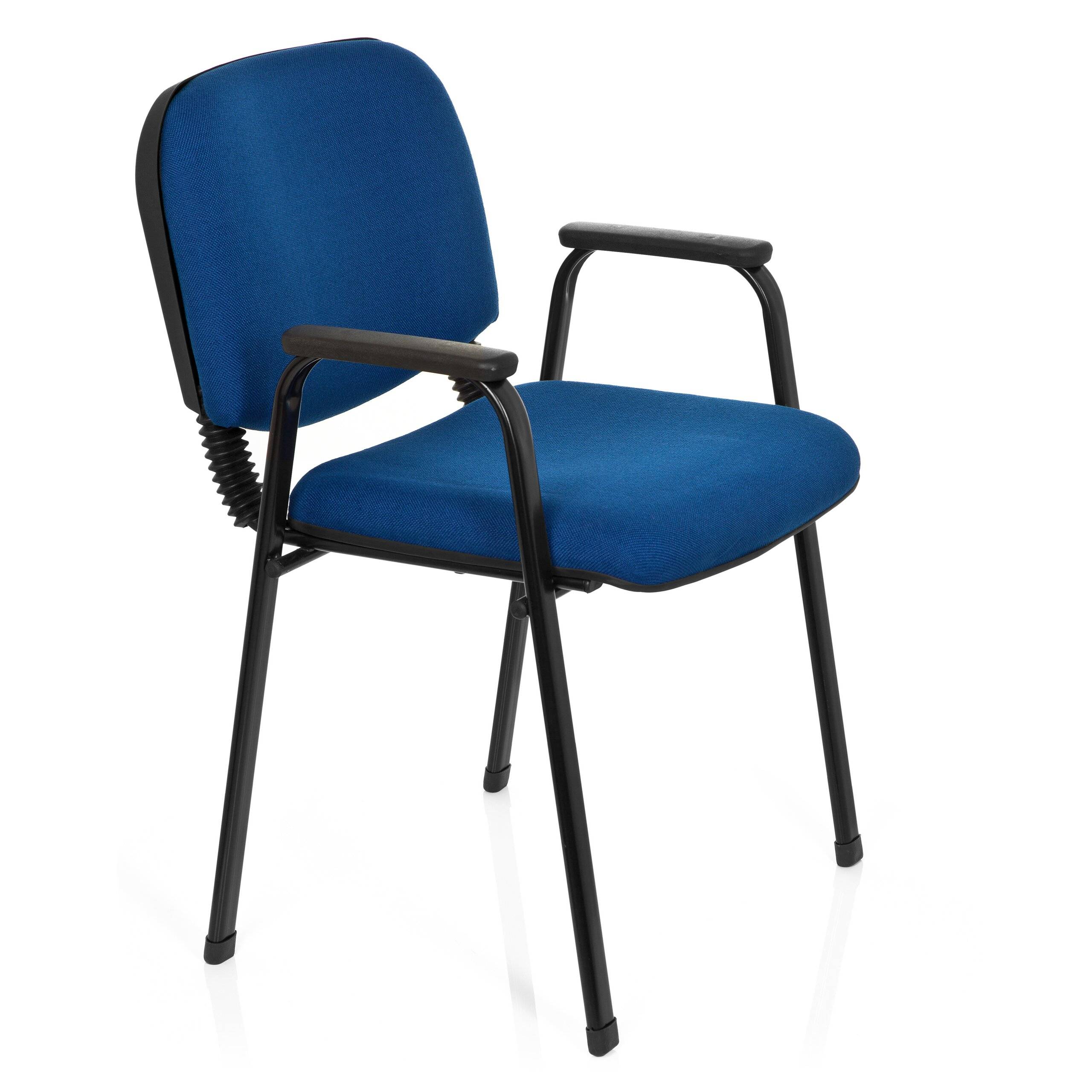 Besucherstuhl Stuhl XT 650 schwarz/blau hjh OFFICE-2