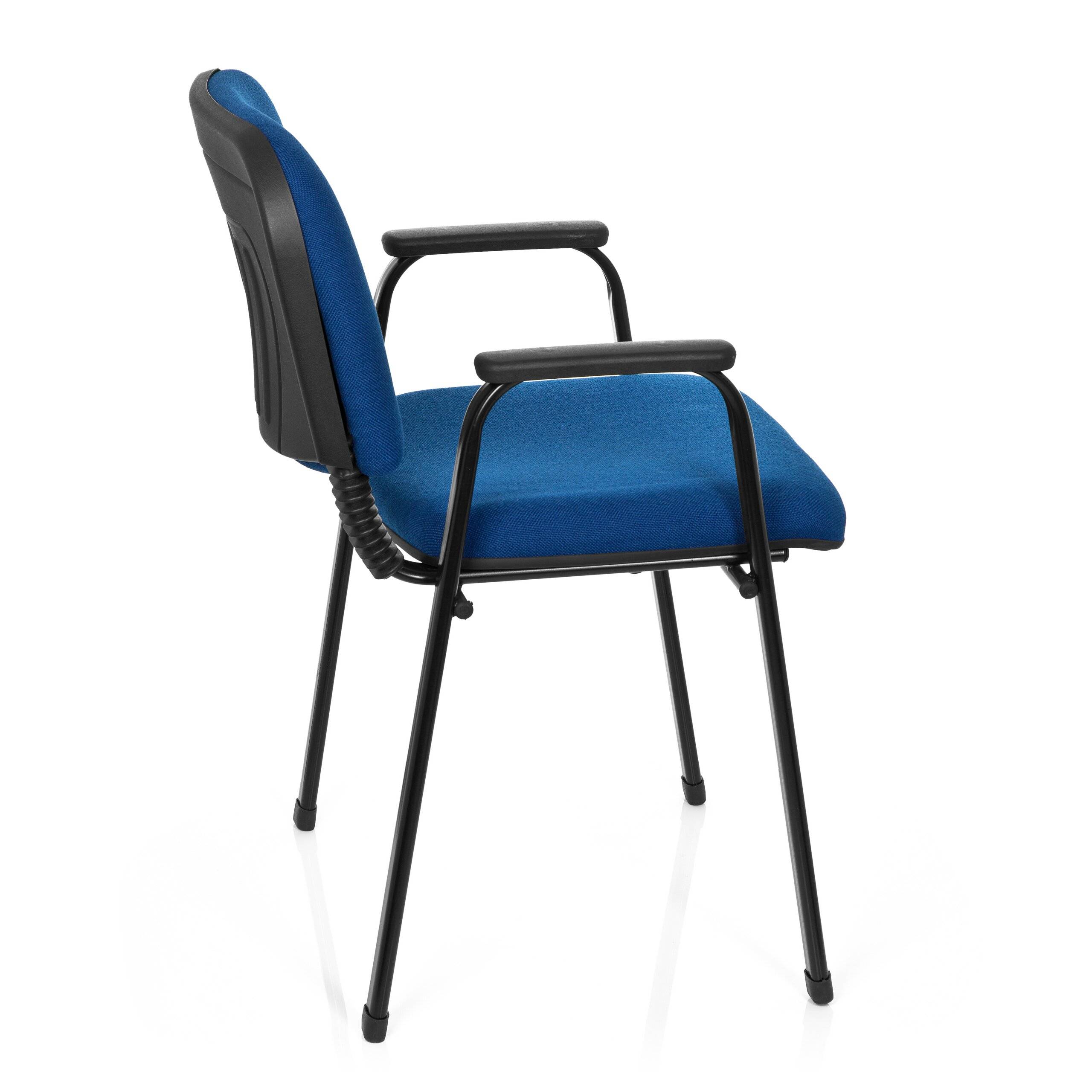 Besucherstuhl Stuhl XT 650 schwarz/blau hjh OFFICE-3