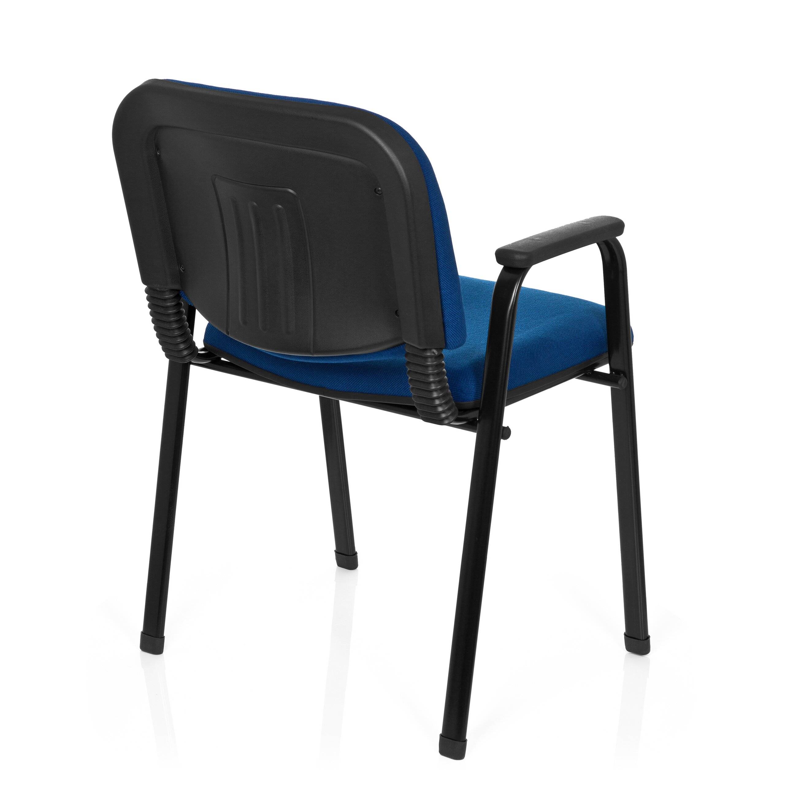 Besucherstuhl Stuhl XT 650 schwarz/blau hjh OFFICE-4