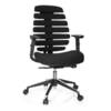 Bürostuhl Drehstuhl ERGO LINE II Stoff schwarz hjh OFFICE