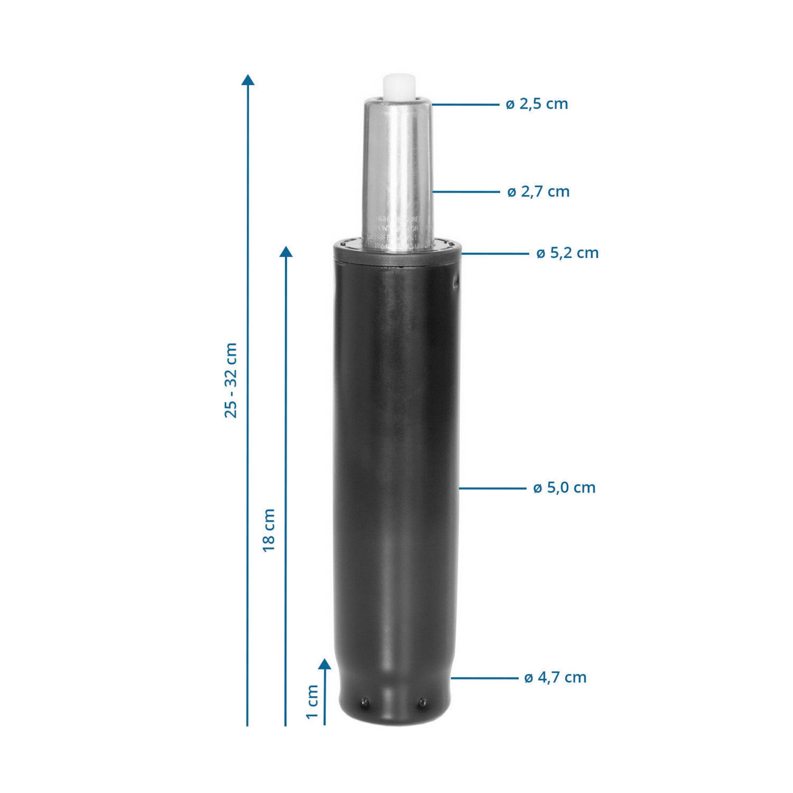 Gasfeder Gasdruckfeder S - schwarz, 25-32 cm hjh OFFICE-1