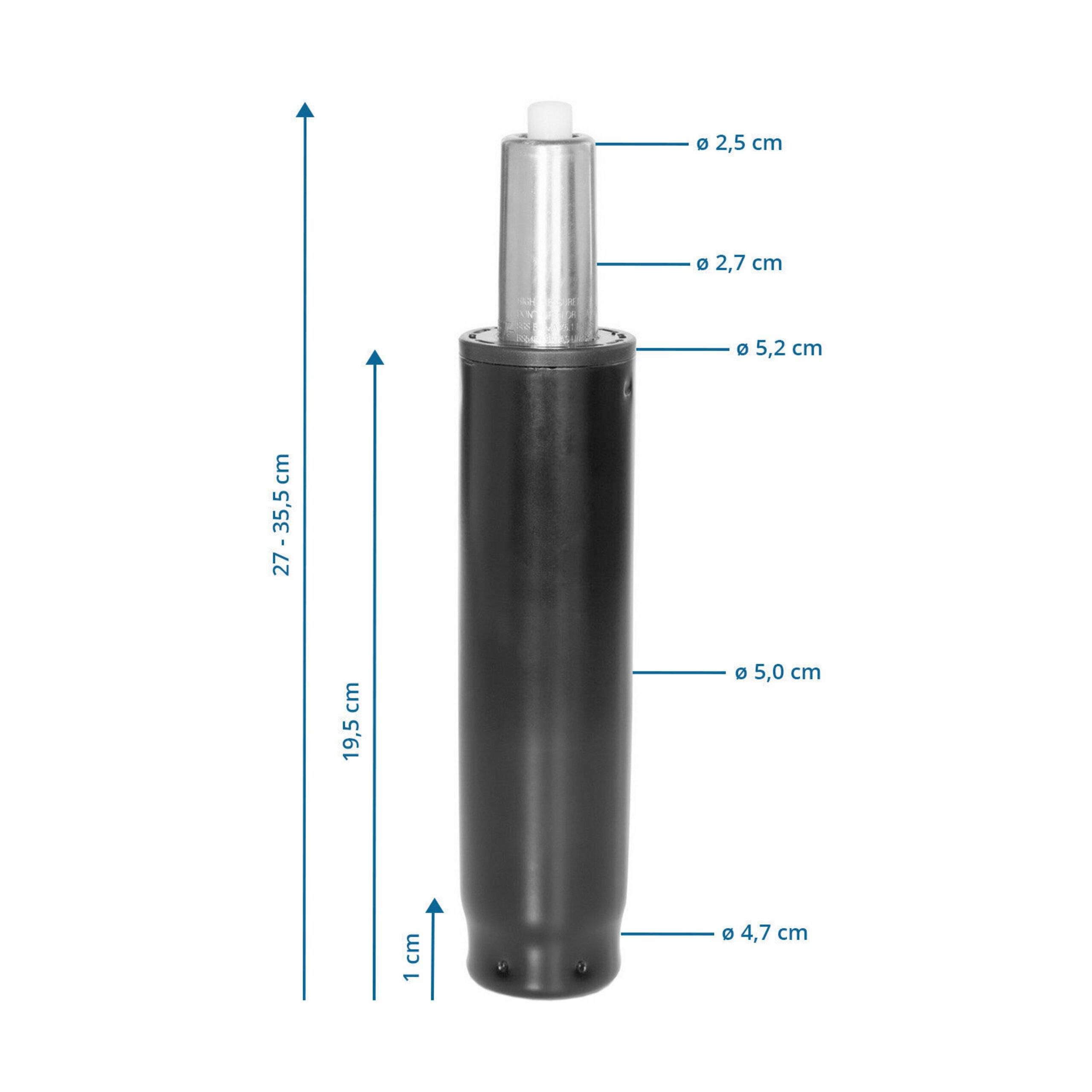 Gasfeder Gasdruckfeder M - schwarz, 27-35,5 cm hjh OFFICE-1