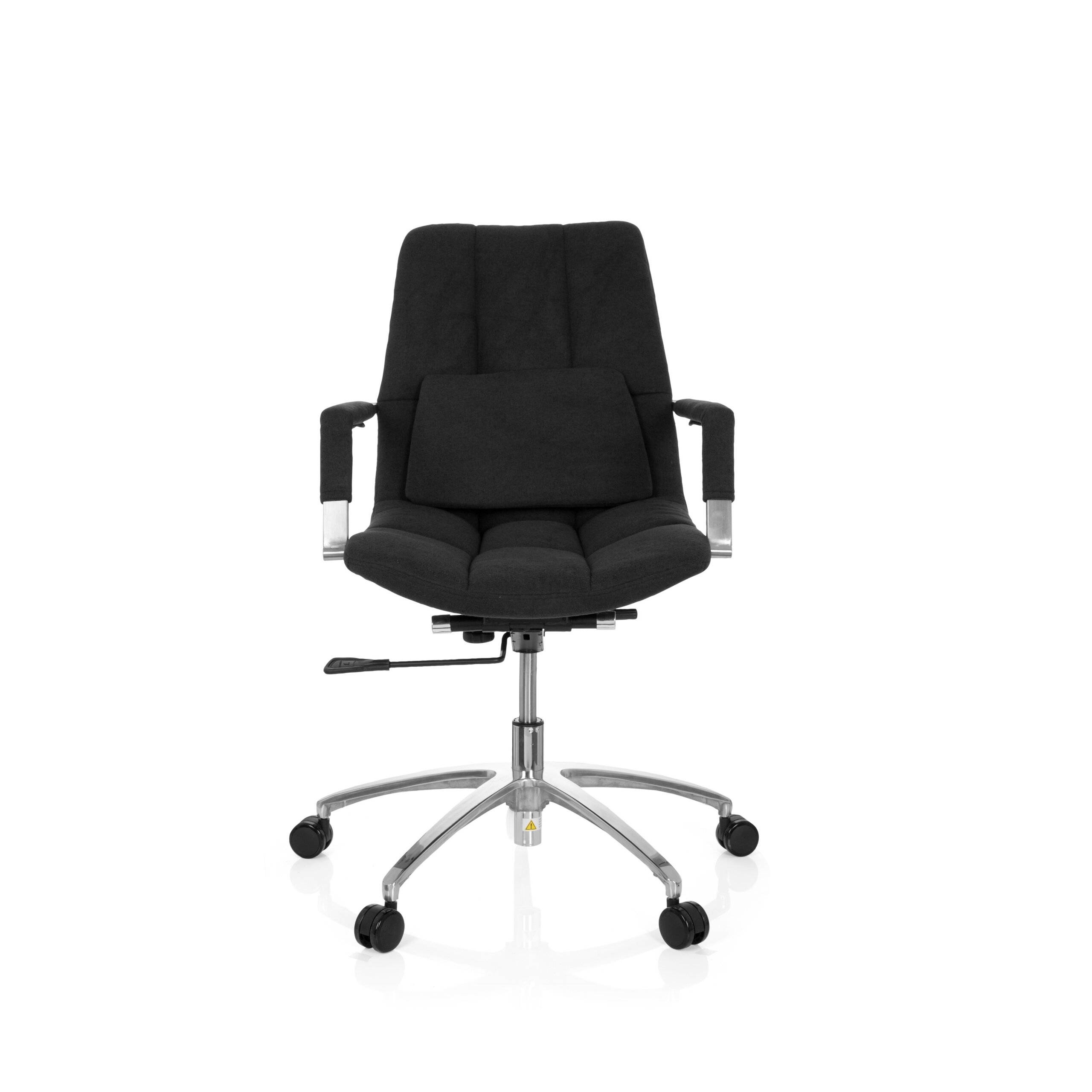 Bürostuhl Drehstuhl SARANTO Stoff schwarz hjh OFFICE-1