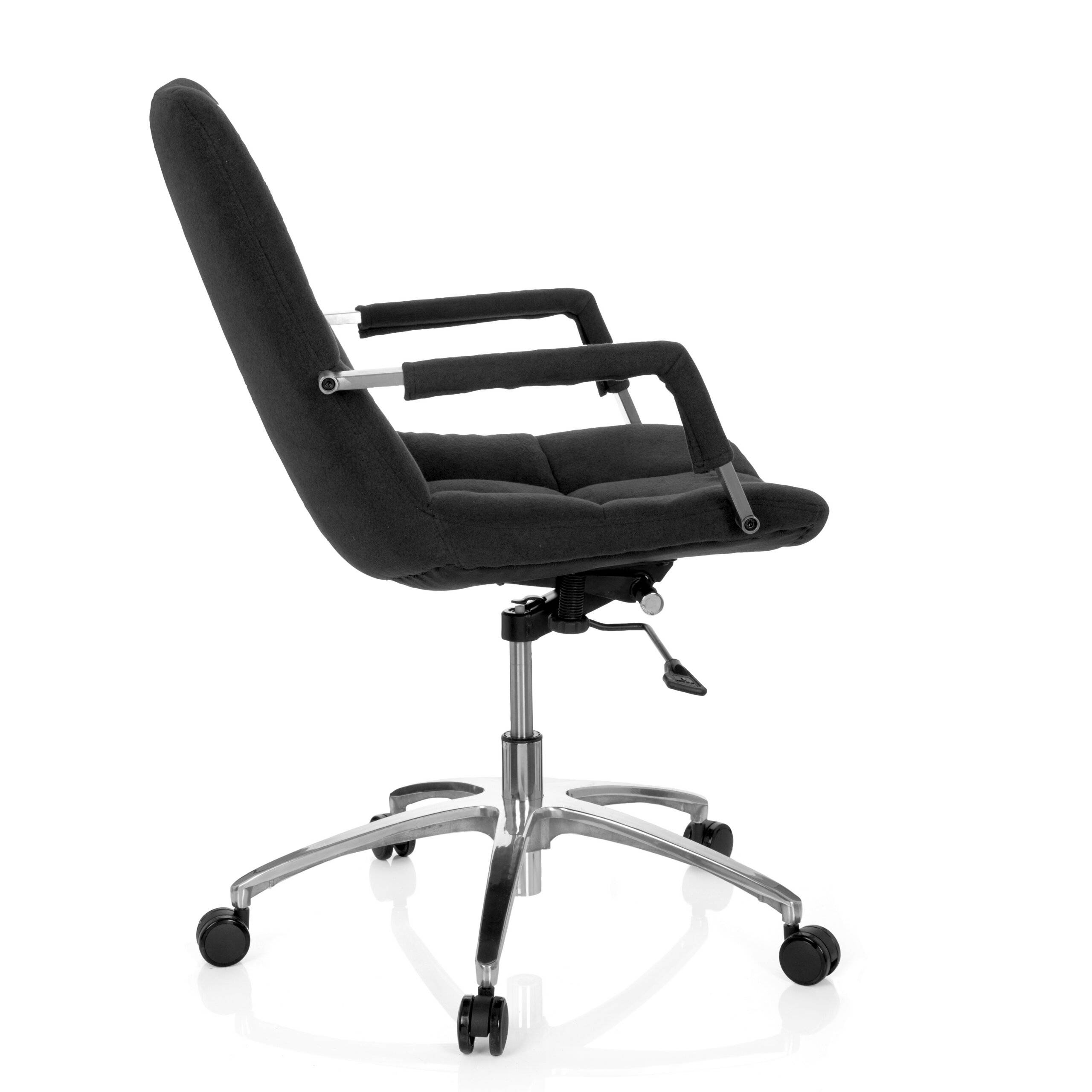 Bürostuhl Drehstuhl SARANTO Stoff schwarz hjh OFFICE-3