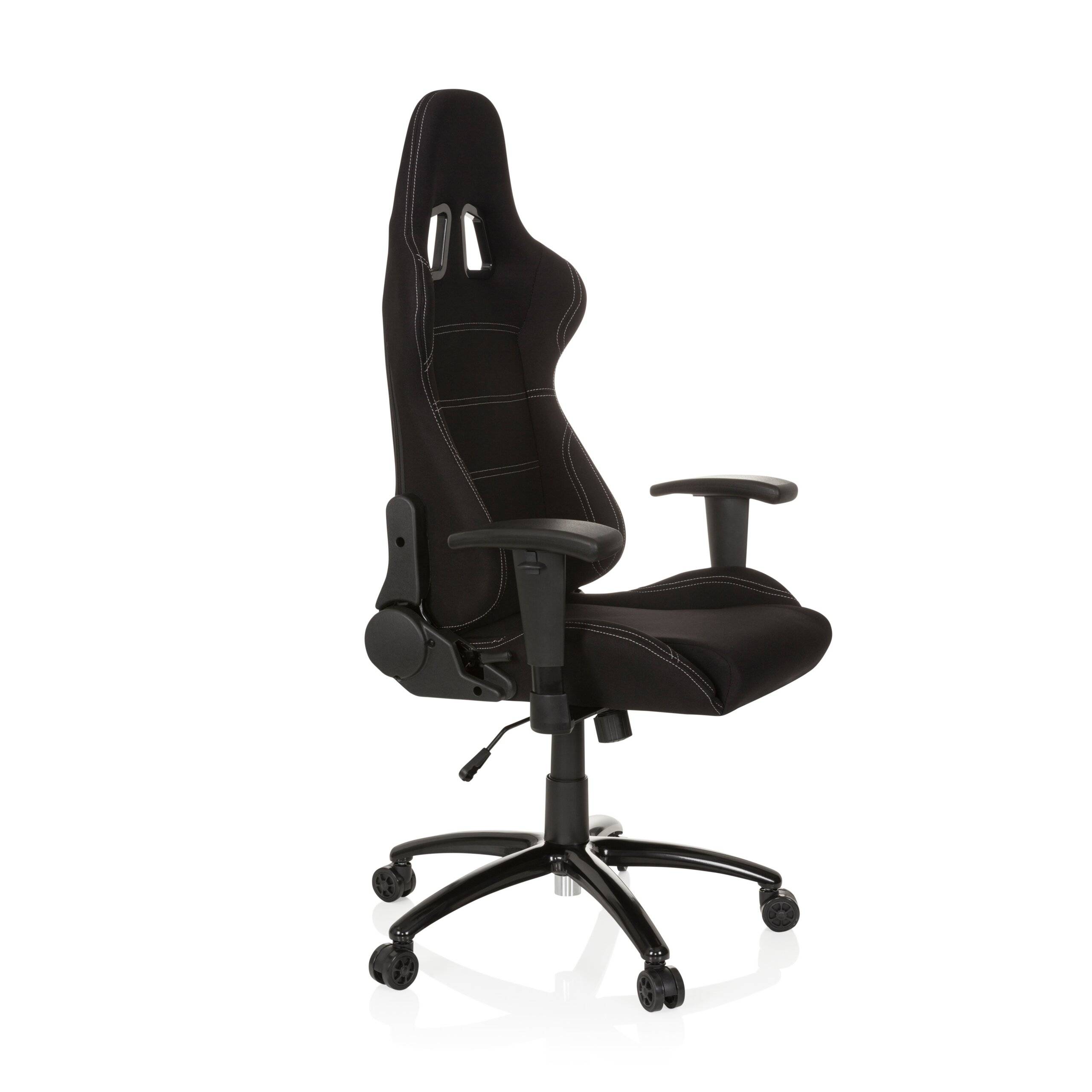Gaming Stuhl Bürostuhl GAME FORCE Stoff schwarz hjh OFFICE-2