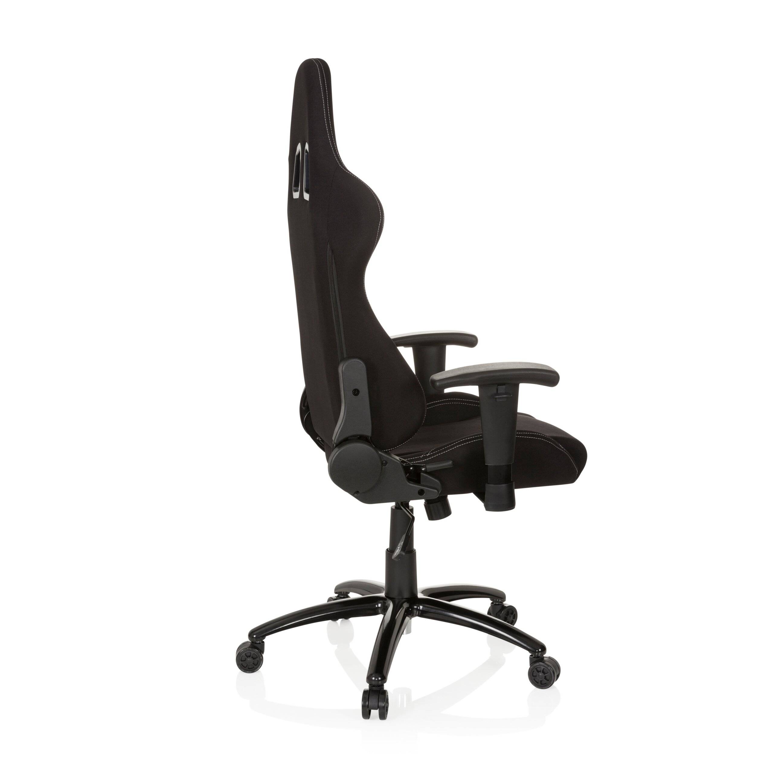 Gaming Stuhl Bürostuhl GAME FORCE Stoff schwarz hjh OFFICE-3