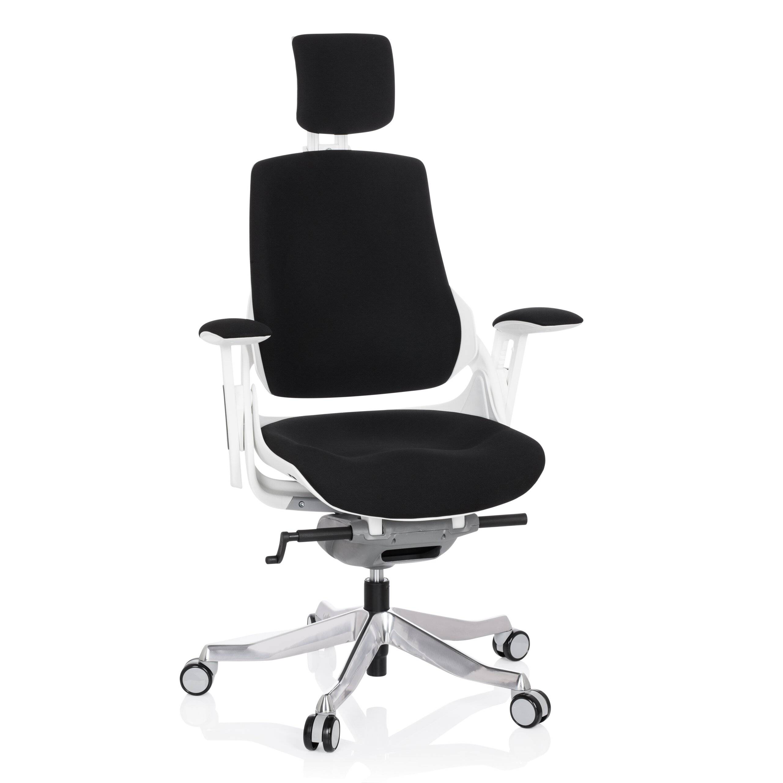 Bürostuhl Drehstuhl SPEKTRE Stoff schwarz hjh OFFICE-0