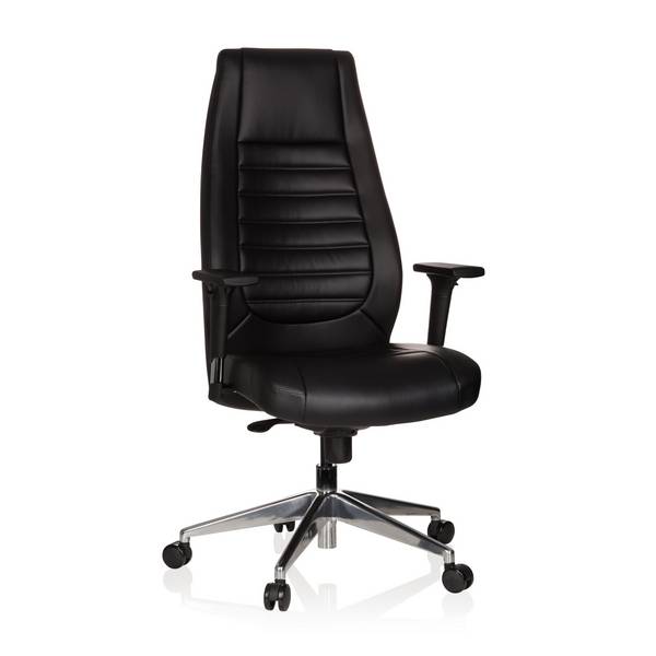 Bürostuhl Chefsessel VITORO Kunstleder schwarz hjh OFFICE