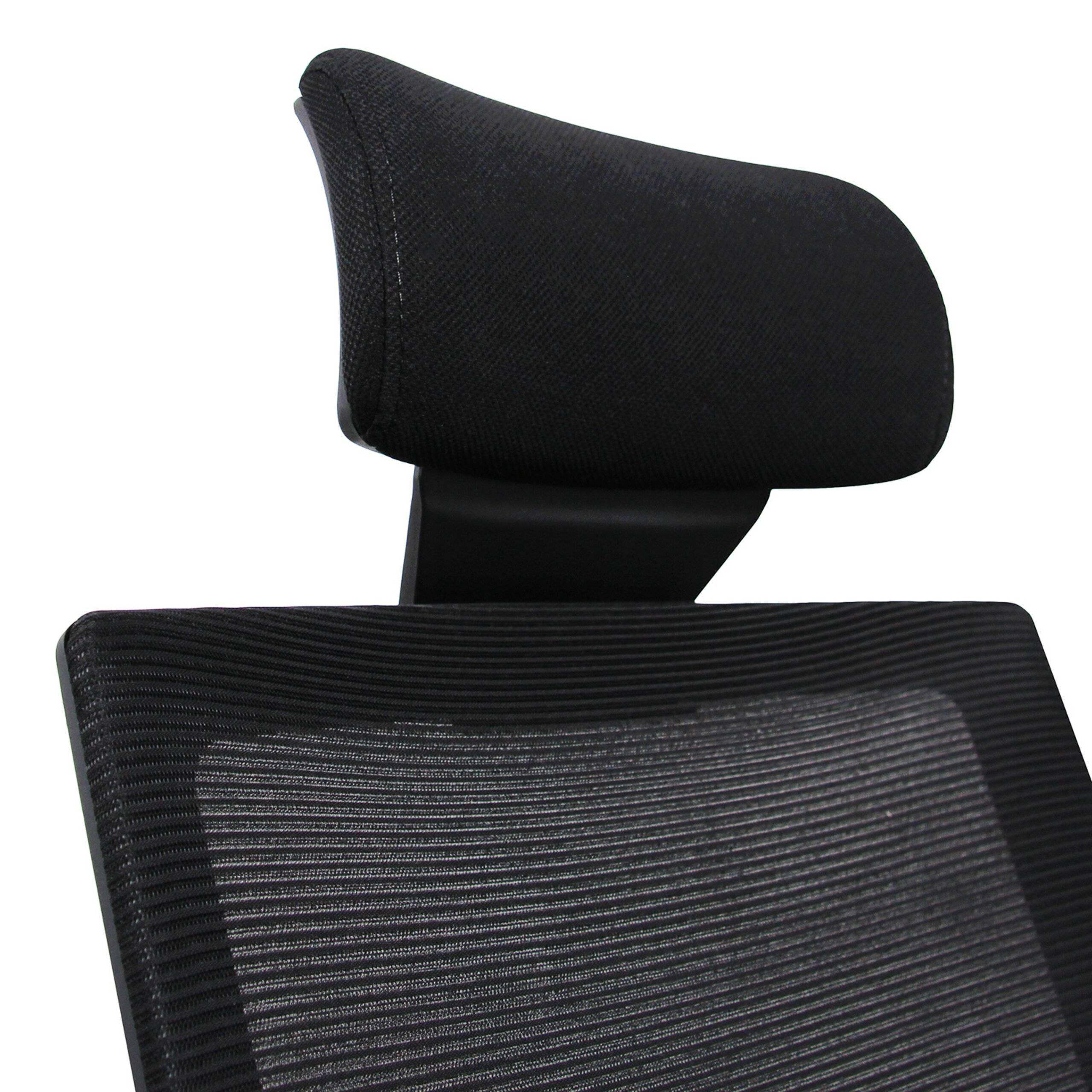 Bürostuhl Chefsessel CAPTIVA Sitz Stoff Rücken Netz schwarz schwarz hjh OFFICE-2